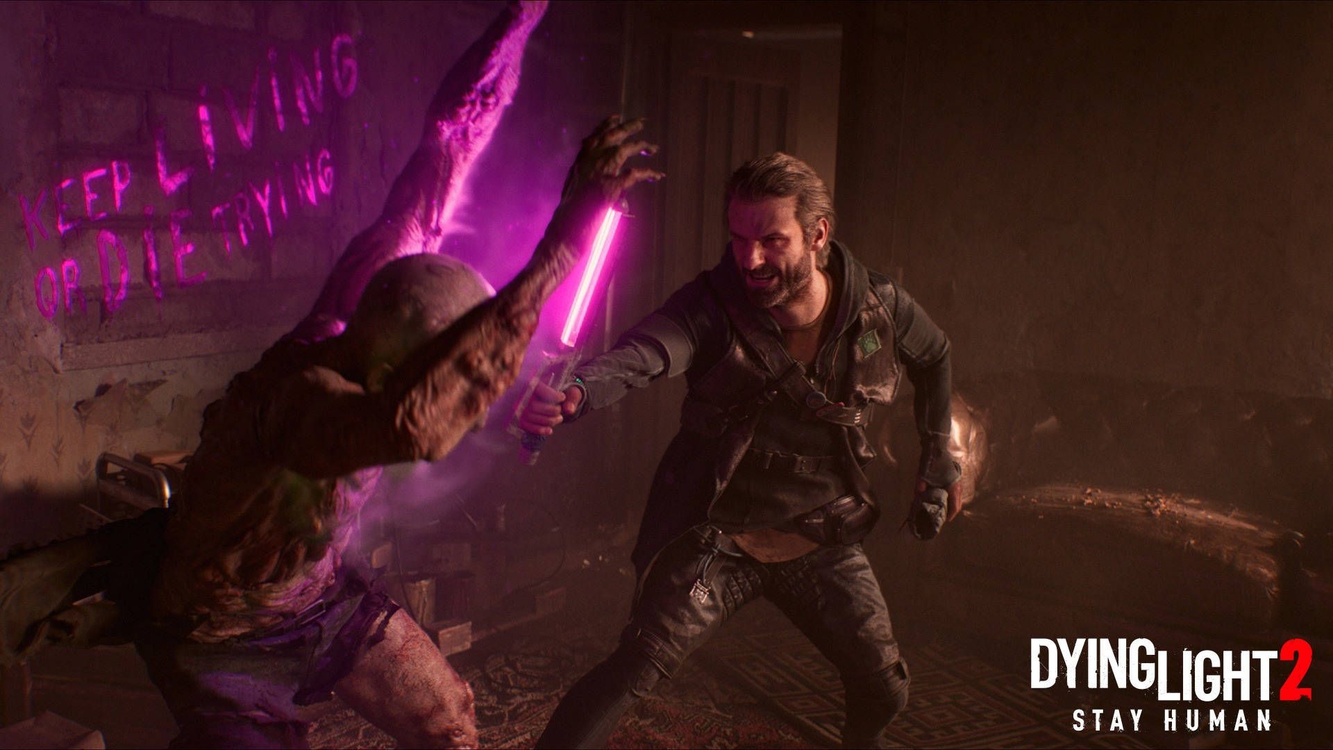 1920x1080 Dying Light 2 Pink Light Wallpaper