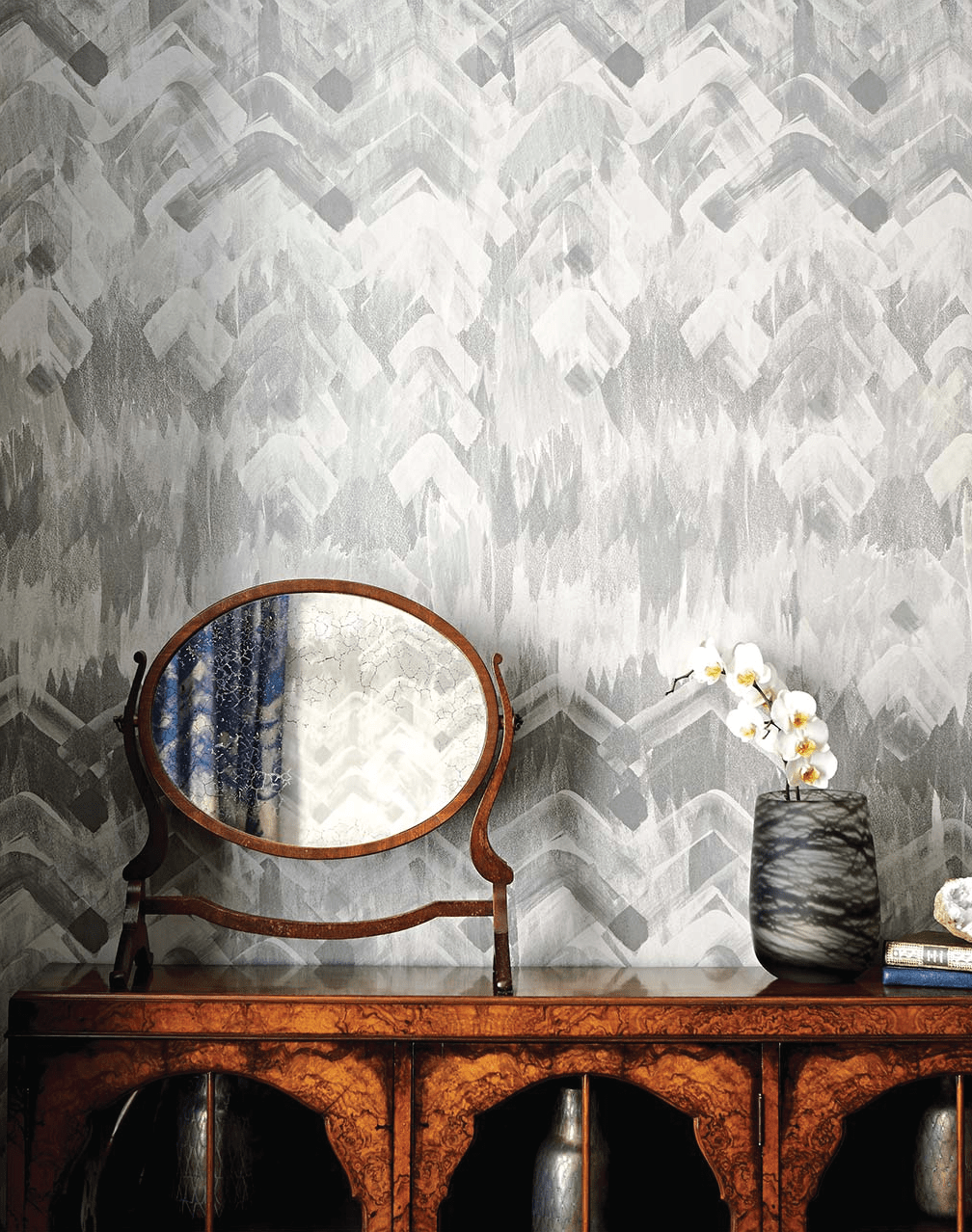 1008x1278 Brushed Herringbone, Blue