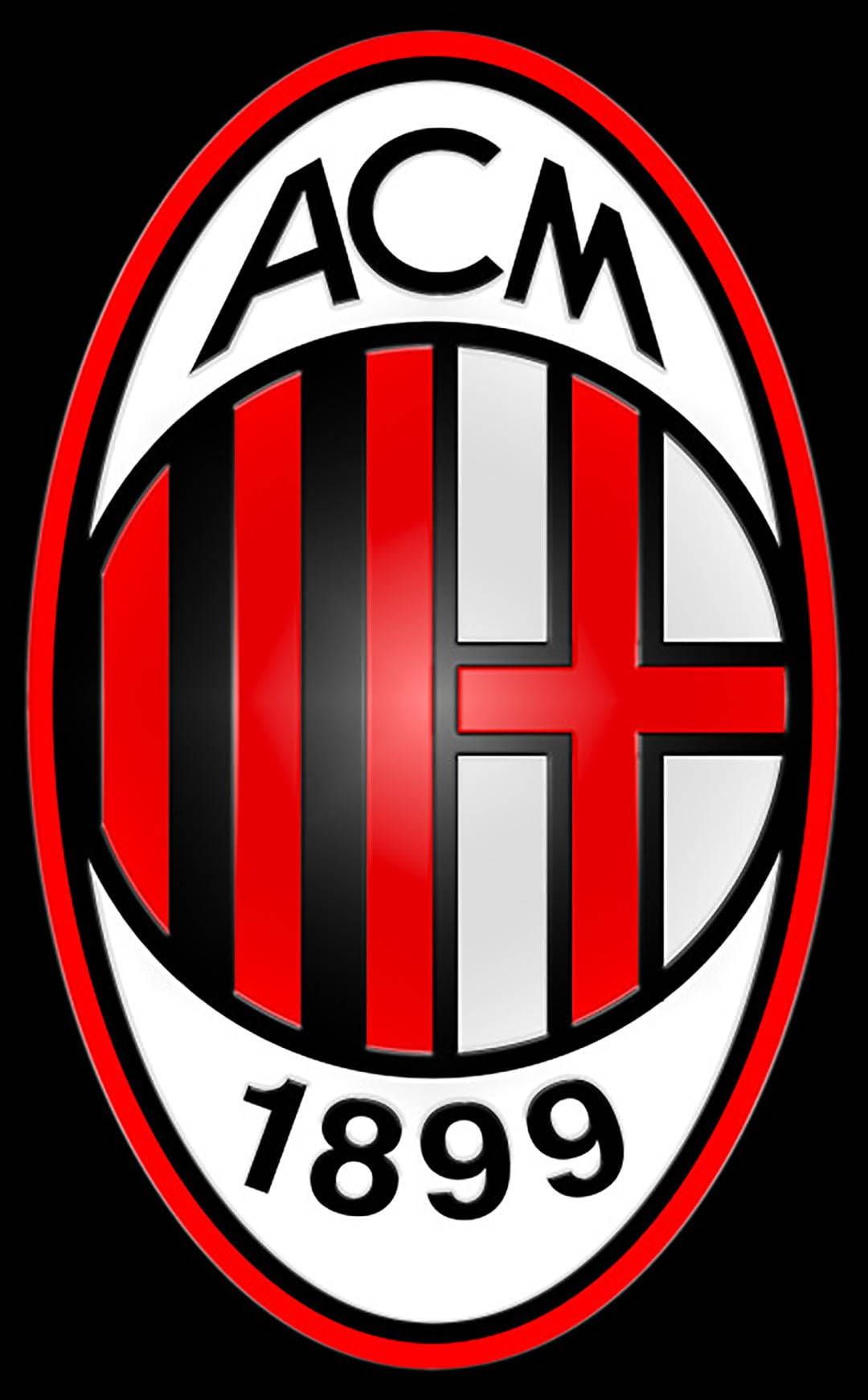 1080x1742 Ac Milan Logo Wallpaper