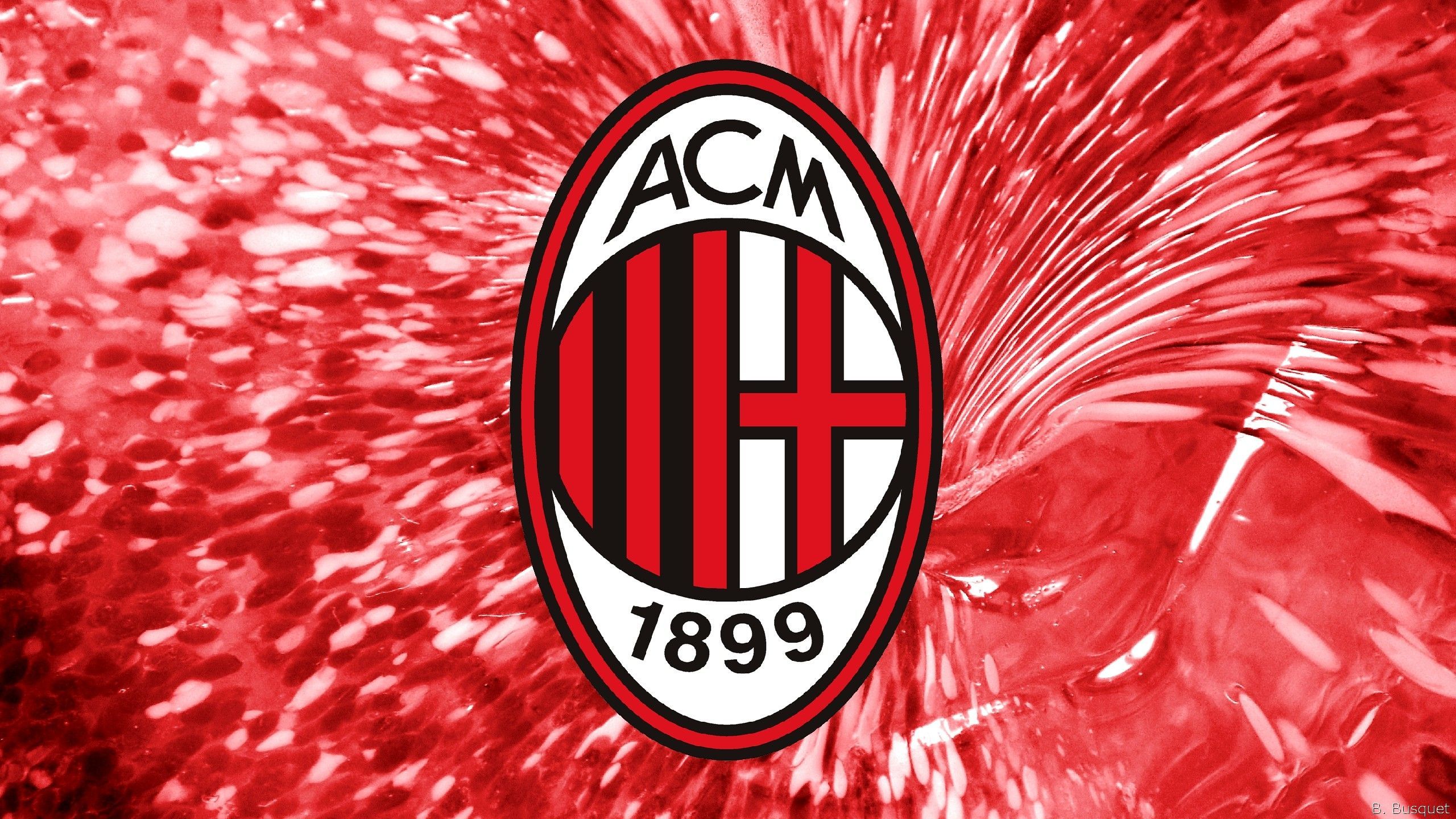 2560x1440 Emblem Logo Soccer A.C. Milan Sports