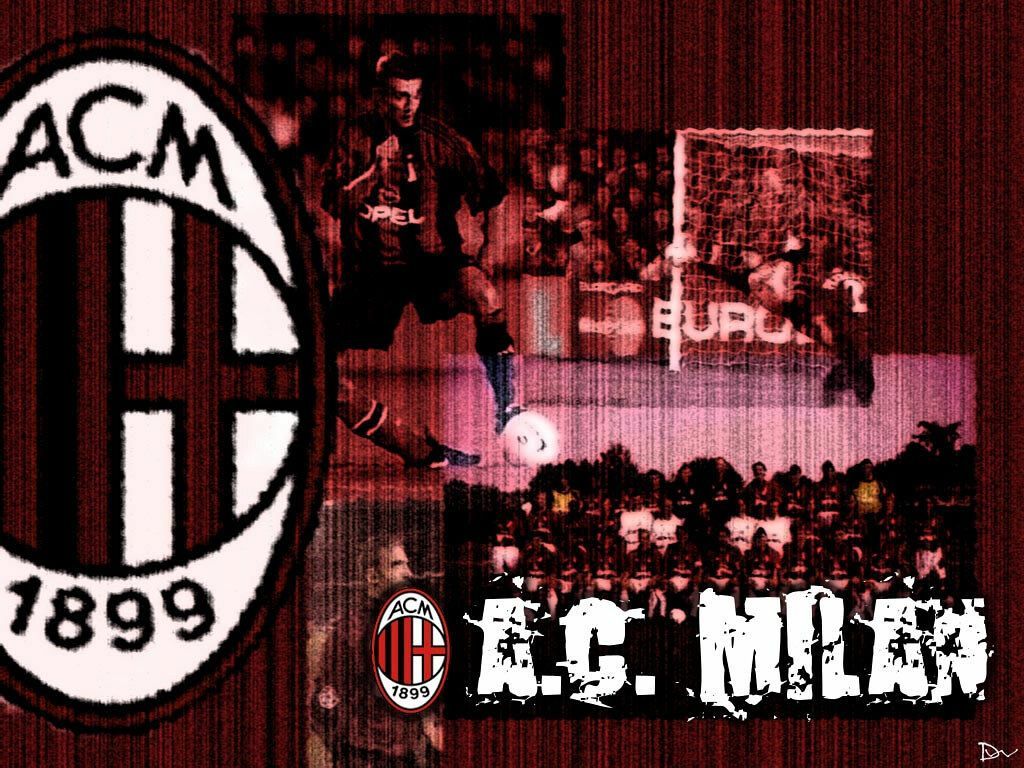 1024x768 AC Milan Wallpaper Football Wallpaper