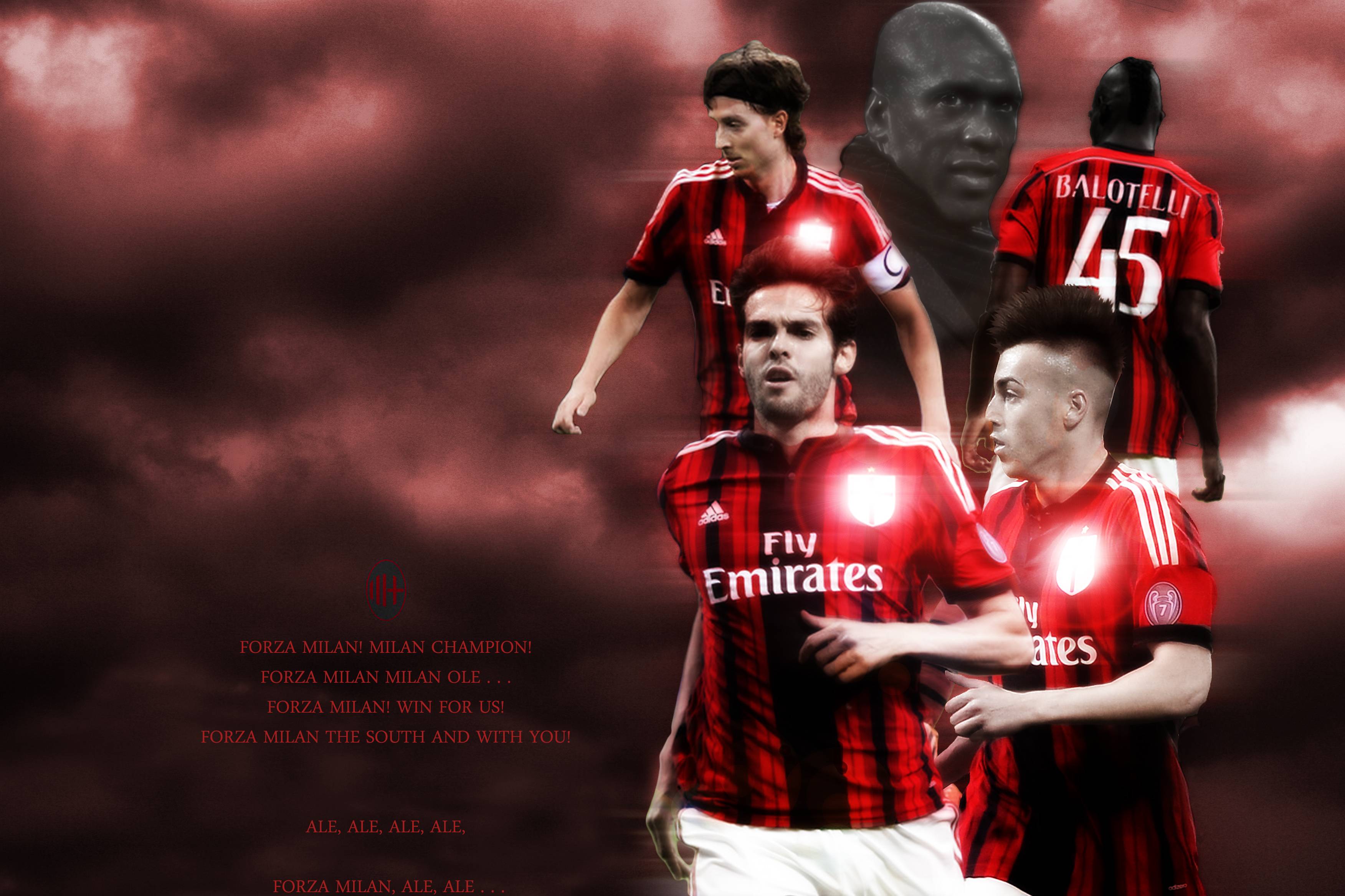 3504x2336 Ac Milan Logo Wallpaper 2015