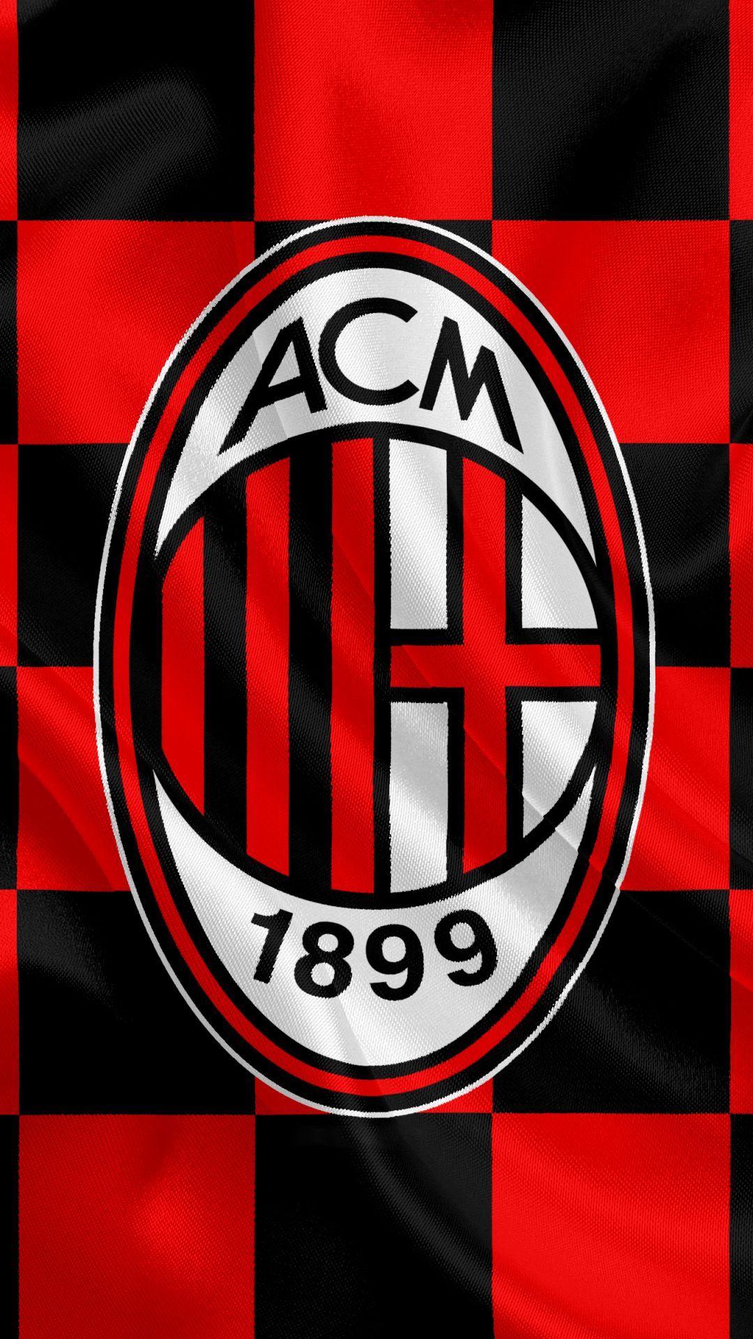 1080x1920 AC Milan Emblem Mobile Wallpaper