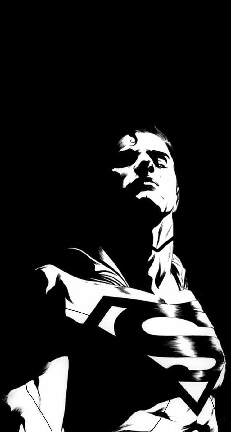 744x1392 The iPhone Wallpaper Black Man Of Steel Background