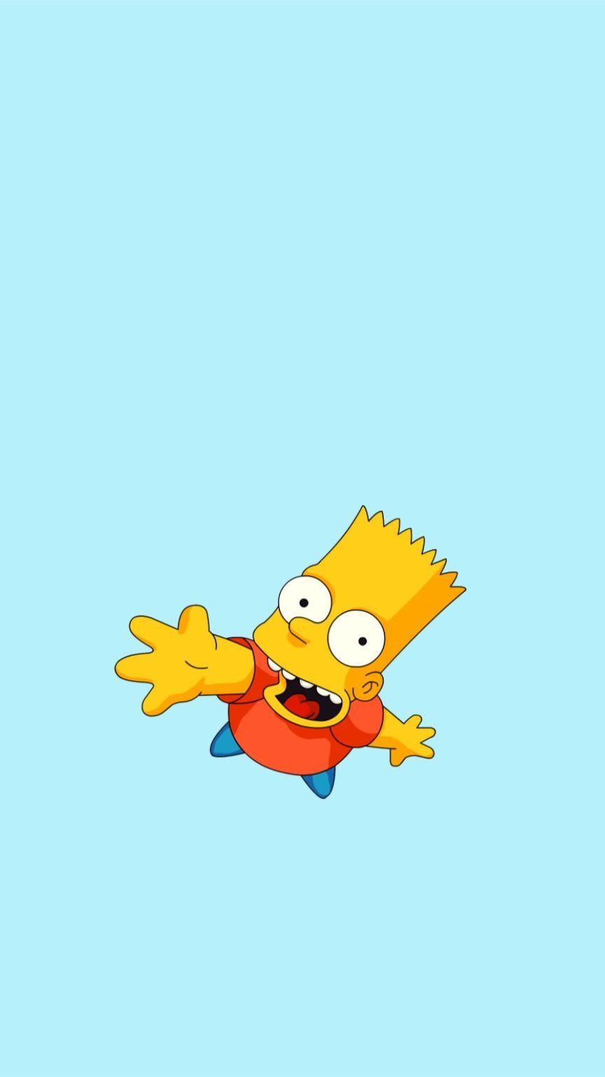 864x1536 freetoedit bart simpson wallpaper