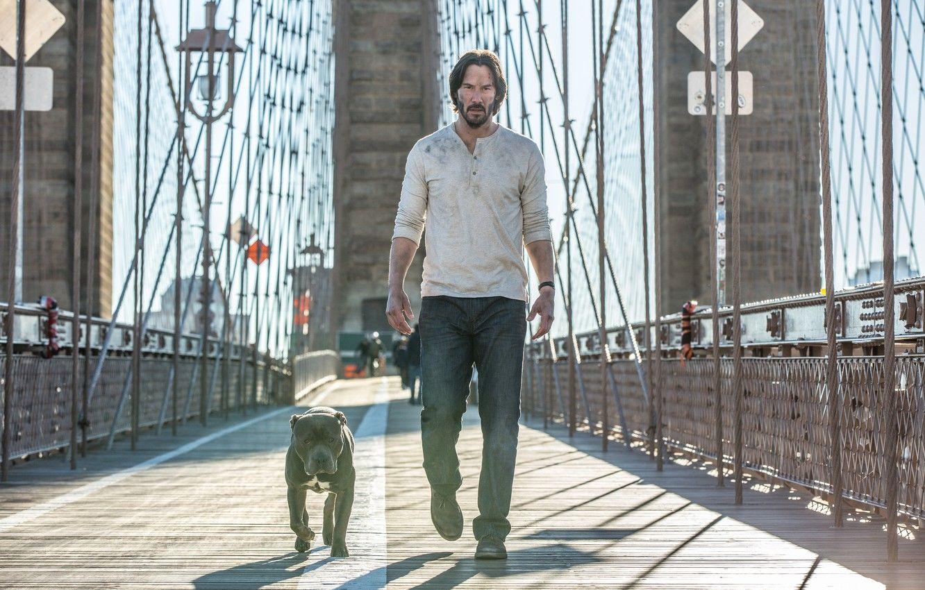 1332x850 Wallpaper Dog, Keanu Reeves, Keanu Reeves, Movie, John Wick
