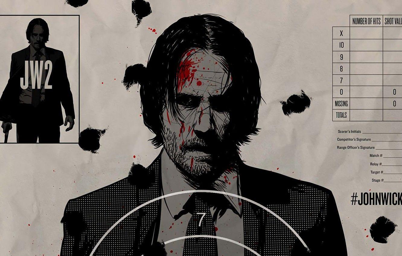 1332x850 Wallpaper cinema, blood, man, movie, film, Keanu Reeves