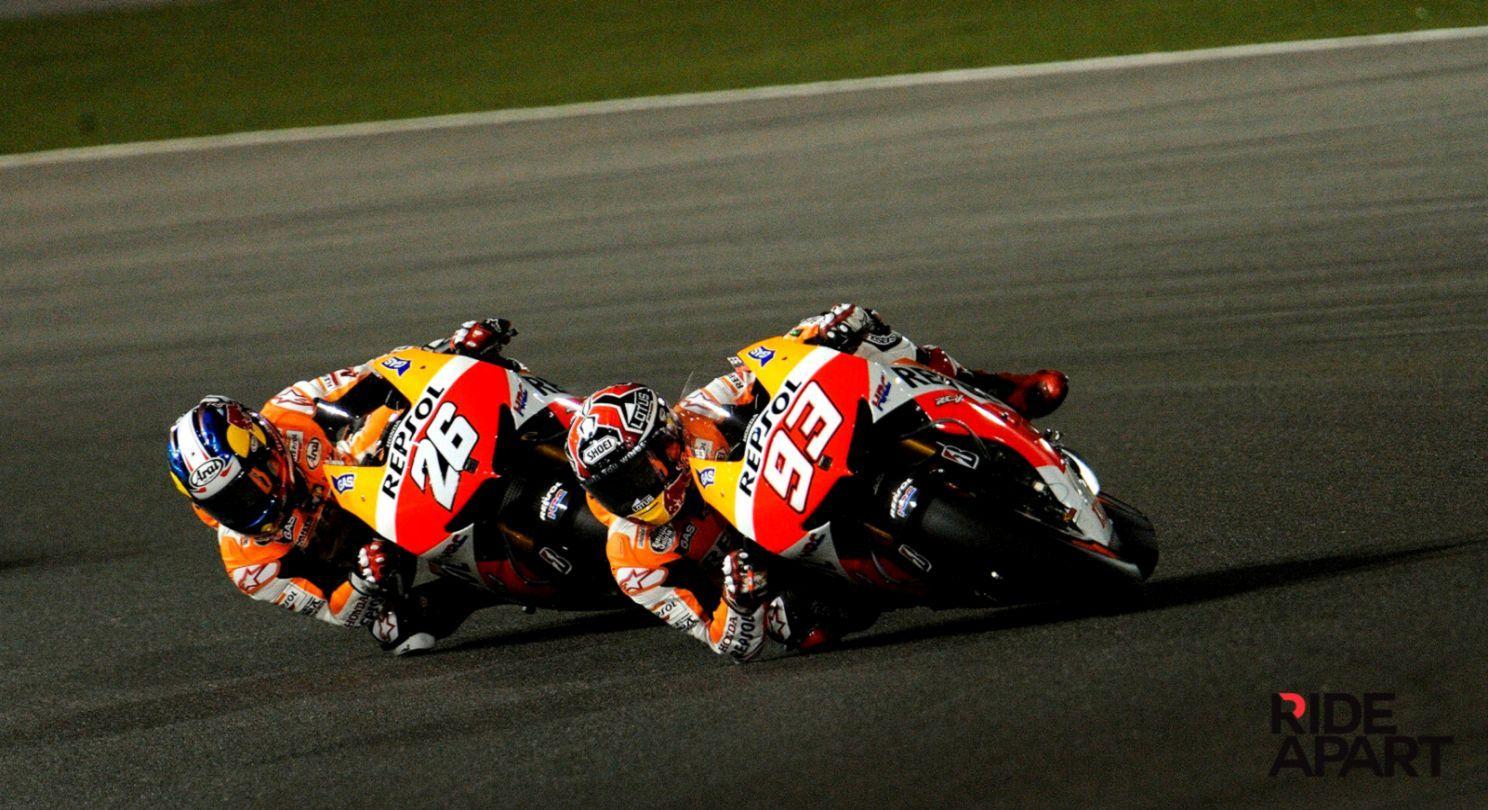 1488x810 Dani Pedrosa And Marc Marquez Photo Wallpaper Desktop