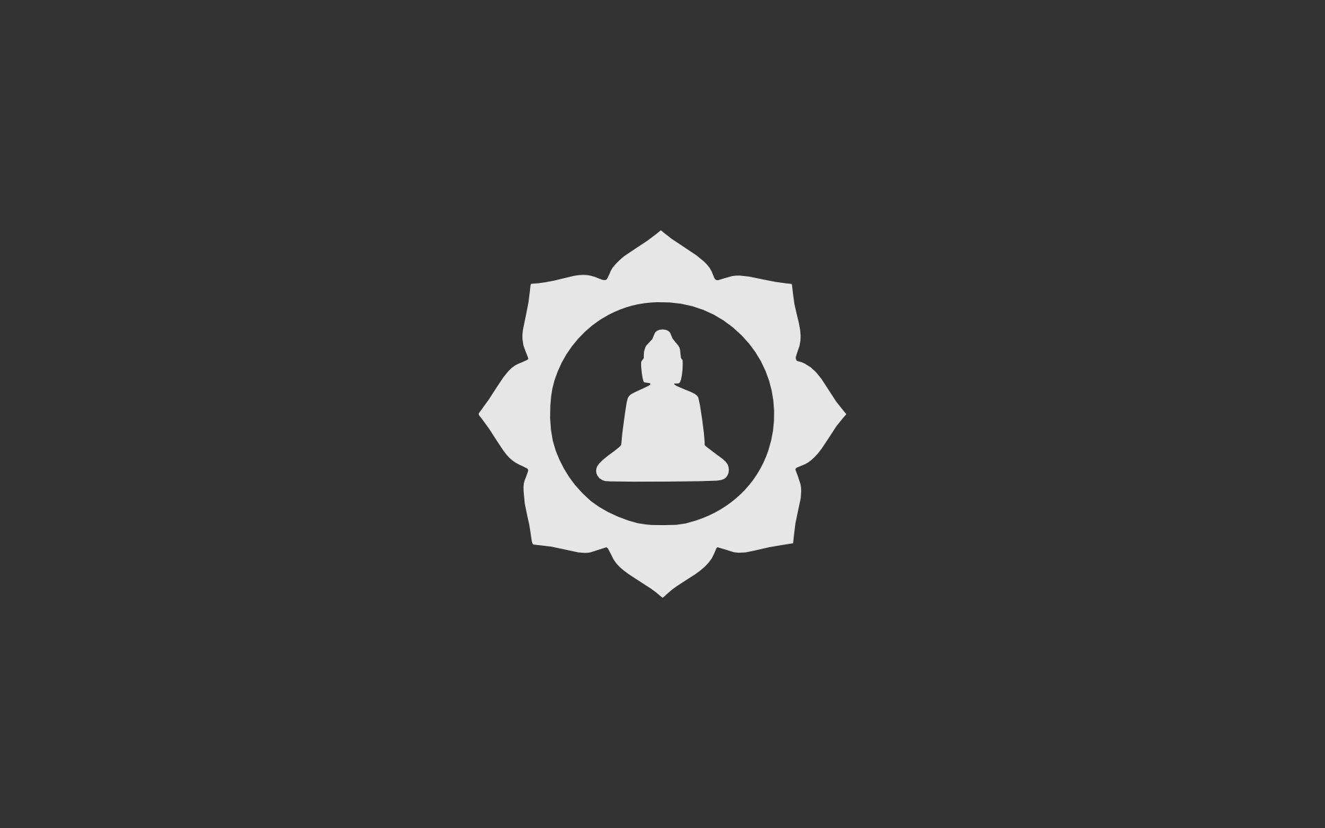 1920x1200 minimalism, Gray, Monks, Meditation, Buddhism HD Wallpaper