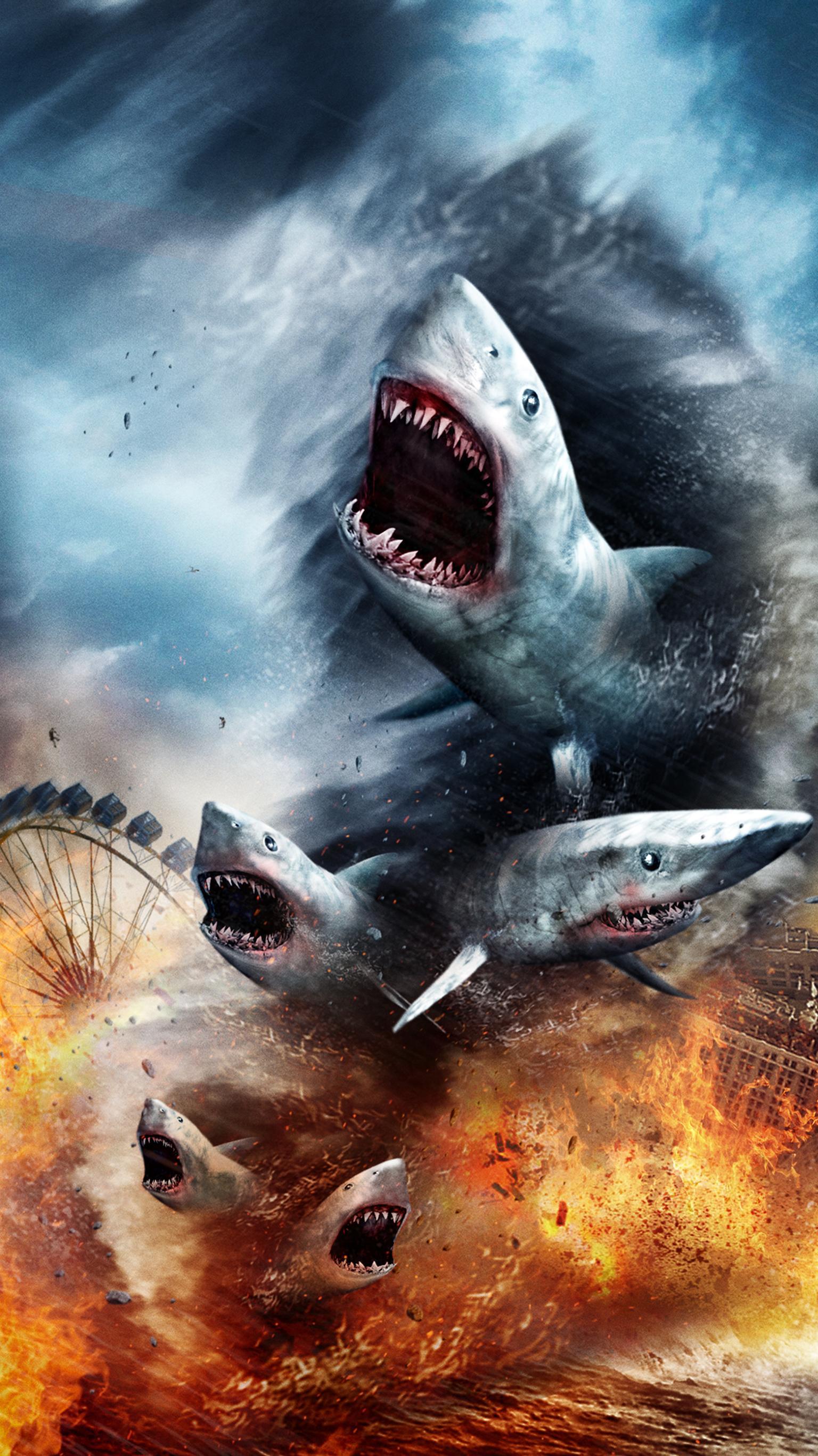 1536x2732 Sharknado (2013) Phone Wallpaper