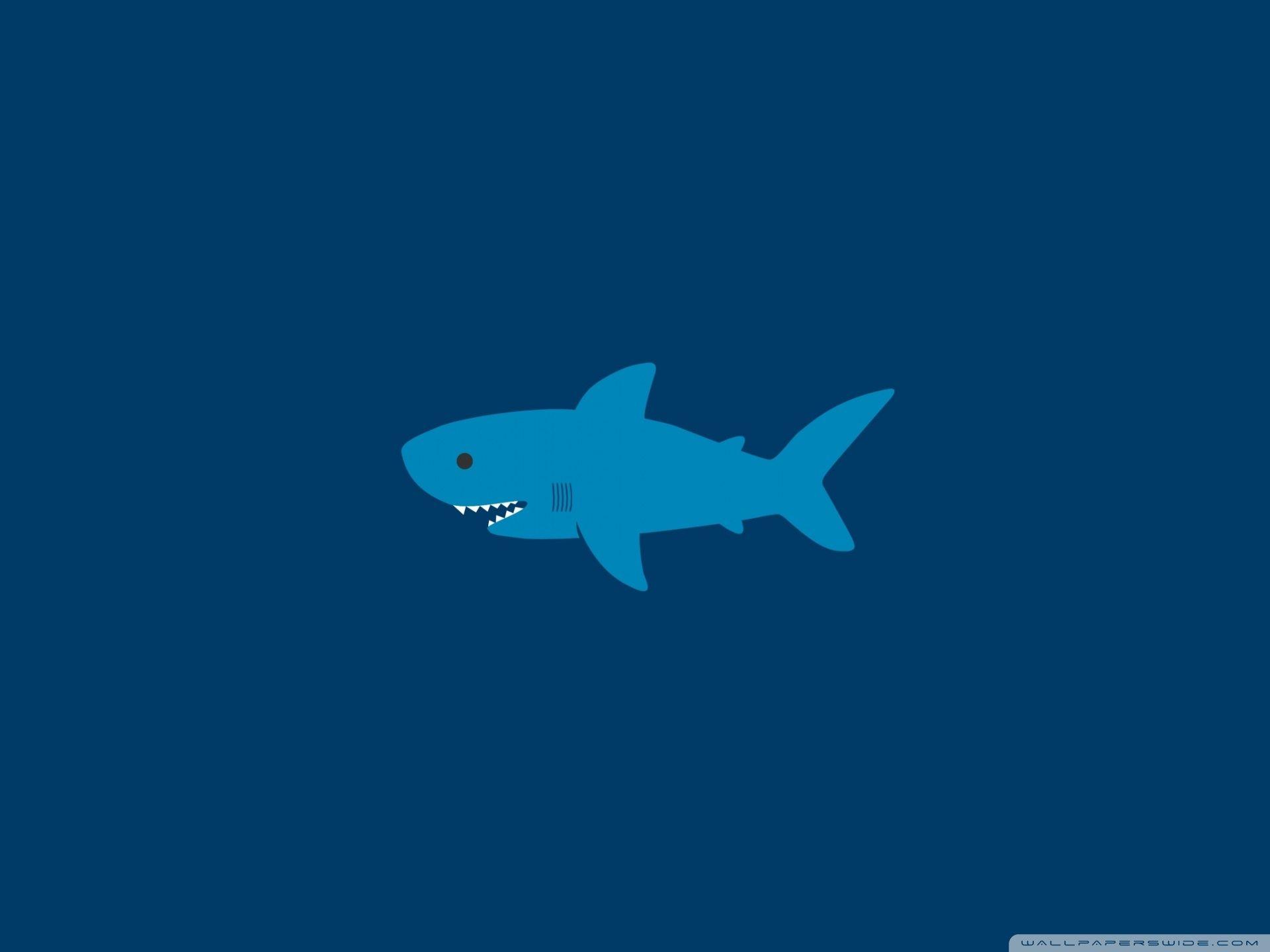 1920x1440 Shark Cartoon Ultra HD Desktop Background Wallpaper for 4K UHD TV