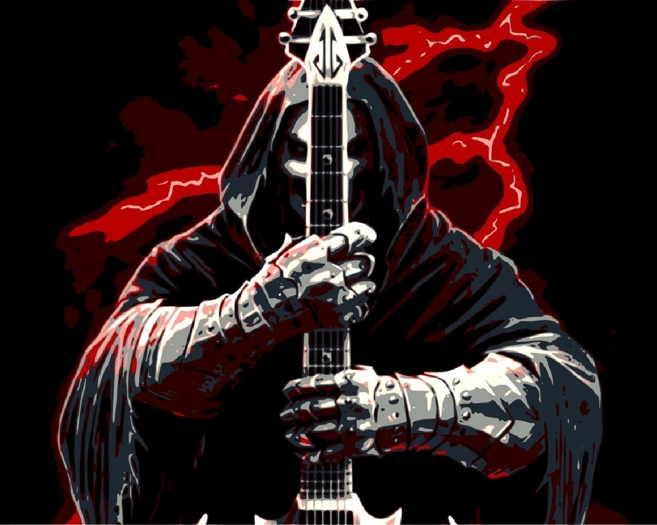 1280x1024 Hell Devil Death Skull Theme Wallpaper for Android