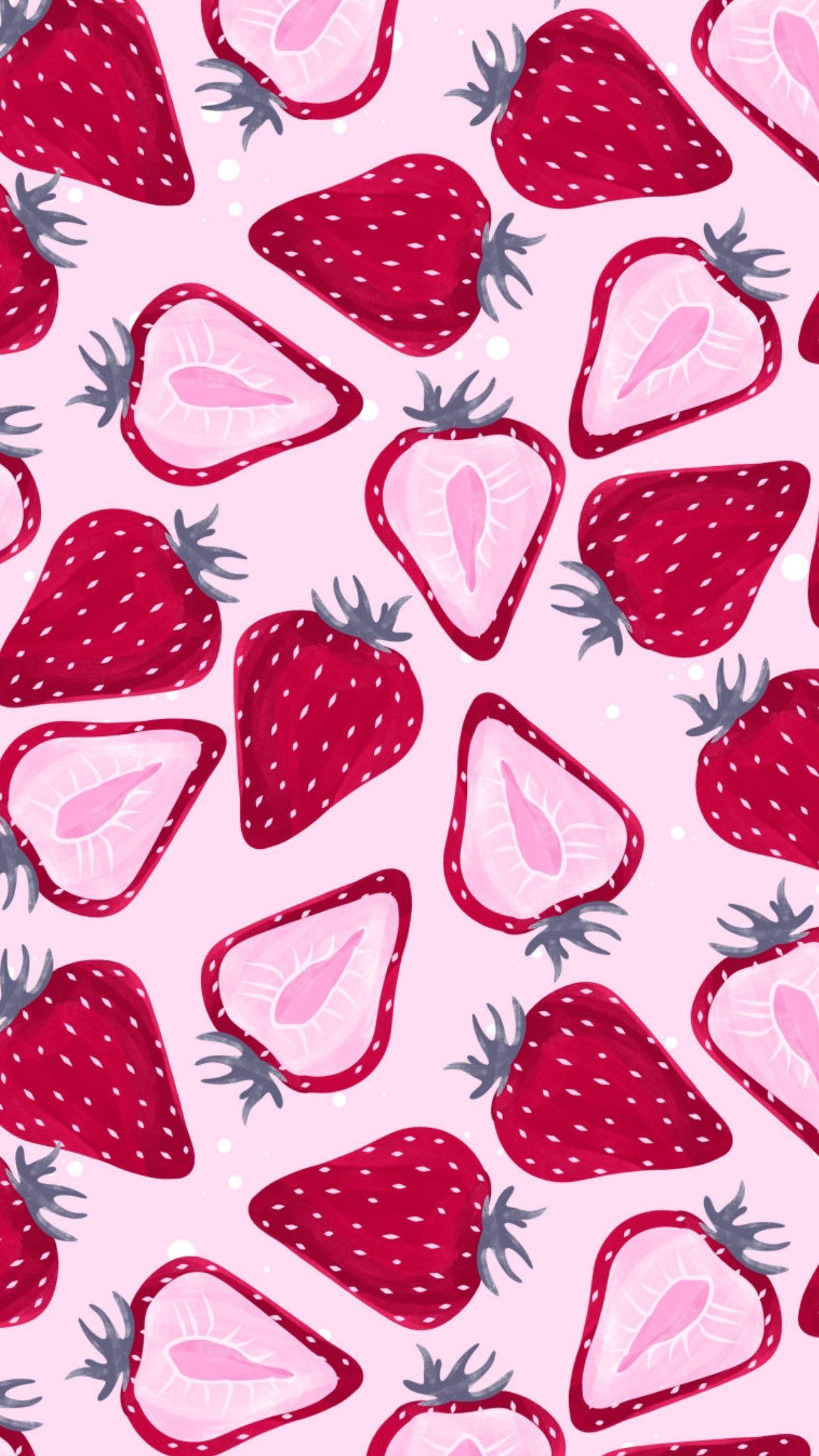 View 29 Aesthetic Kawaii Cute Strawberry Wallpaper