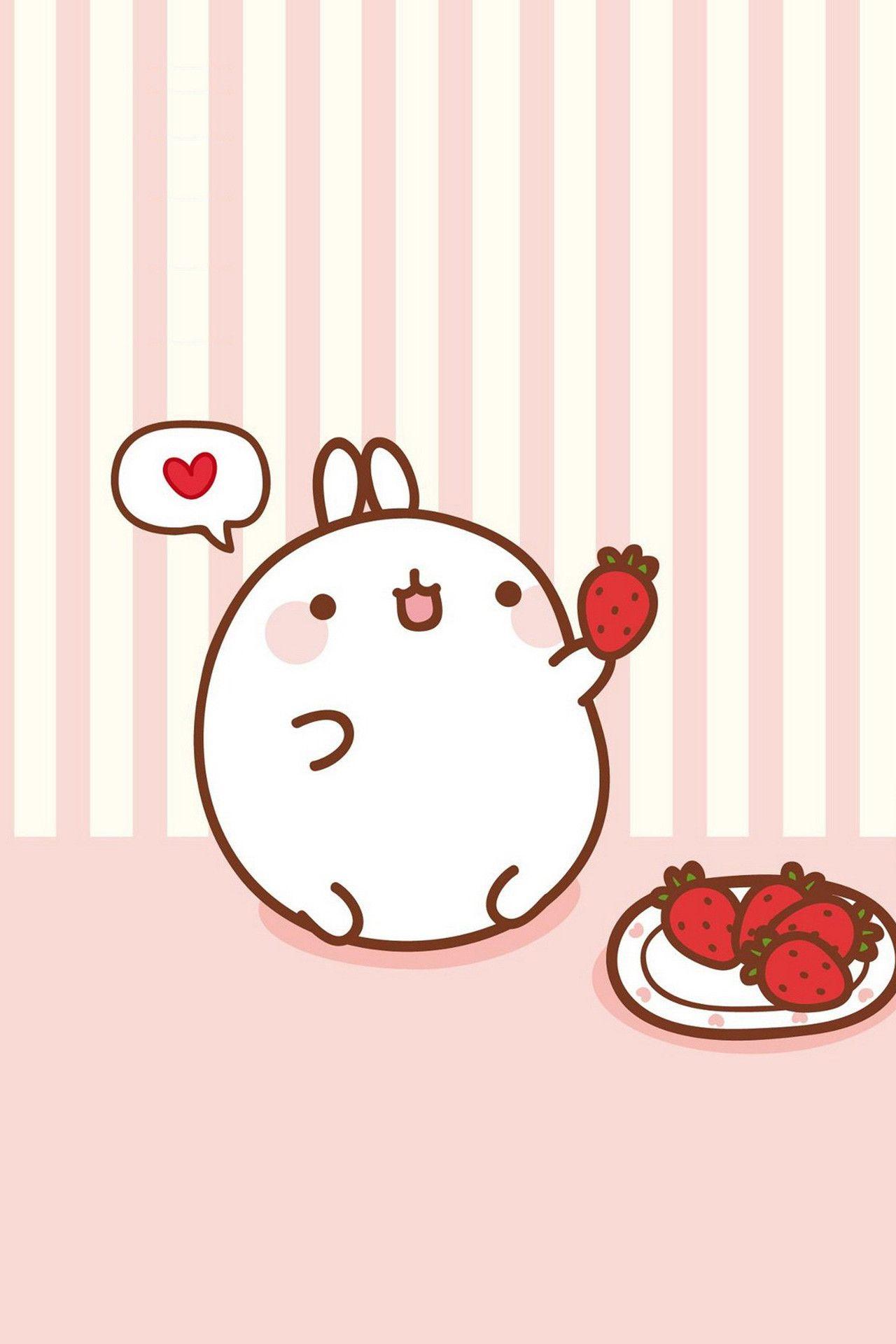 Kawaii Strawberry Wallpapers Top Free Kawaii Strawberry Backgrounds Wallpaperaccess