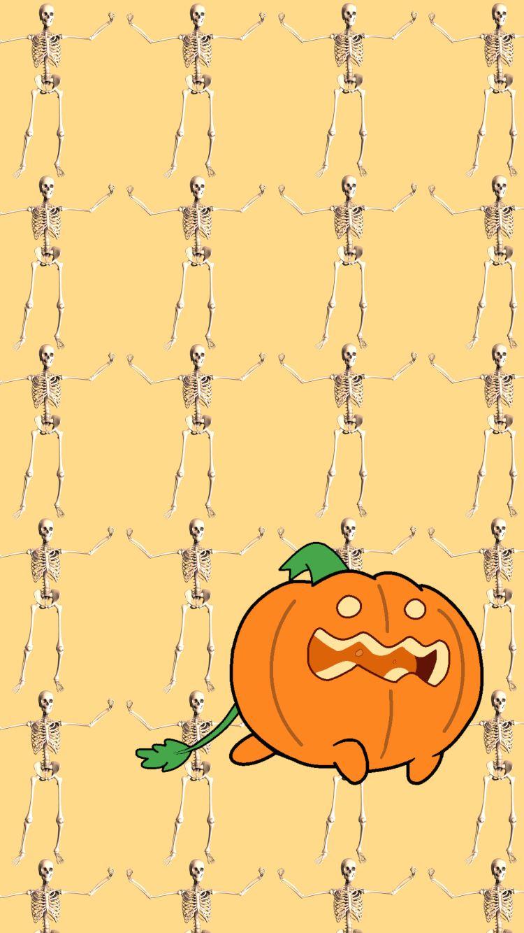 750x1334 Spooky Scary Skeletons I made another wallpaper. Link to my