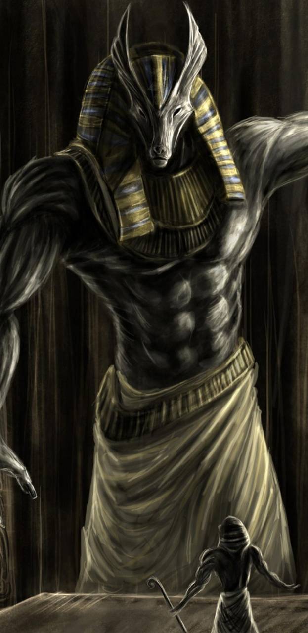 623x1280 egyptian god Wallpaper