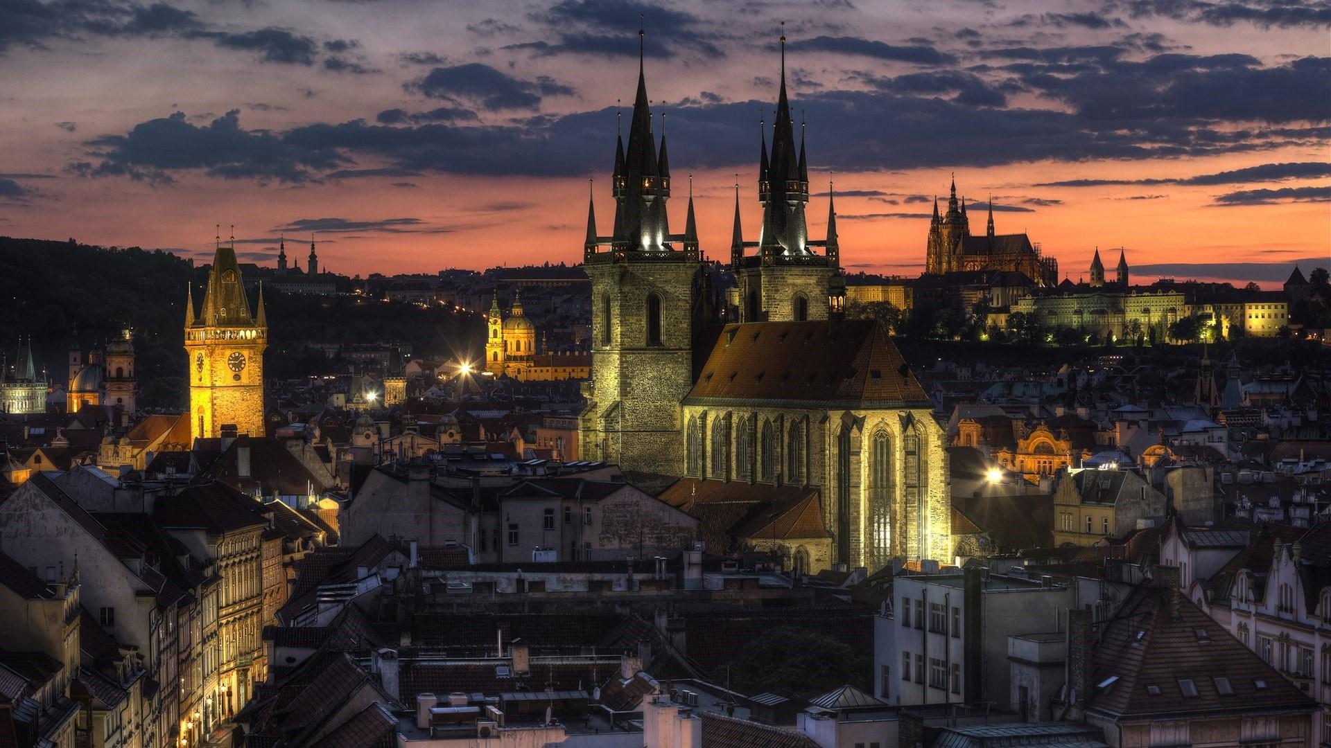 1920x1080 Prague Castle At Dusk Wallpaper. Wallpaper Studio 10