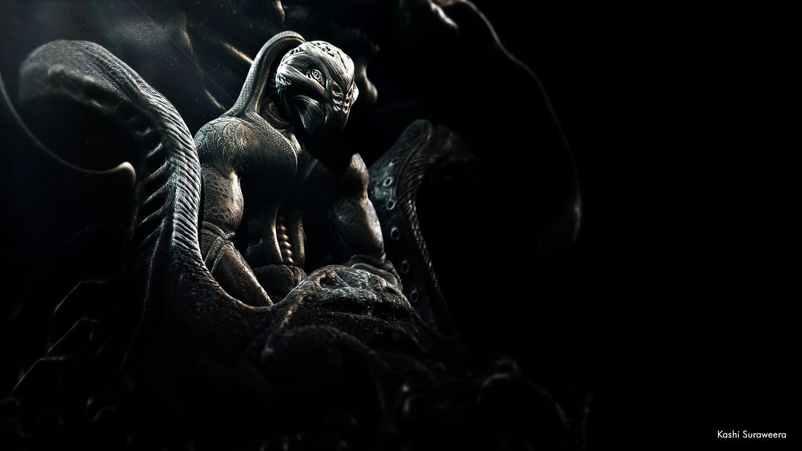 1600x900 God anubis wallpaper design for Android