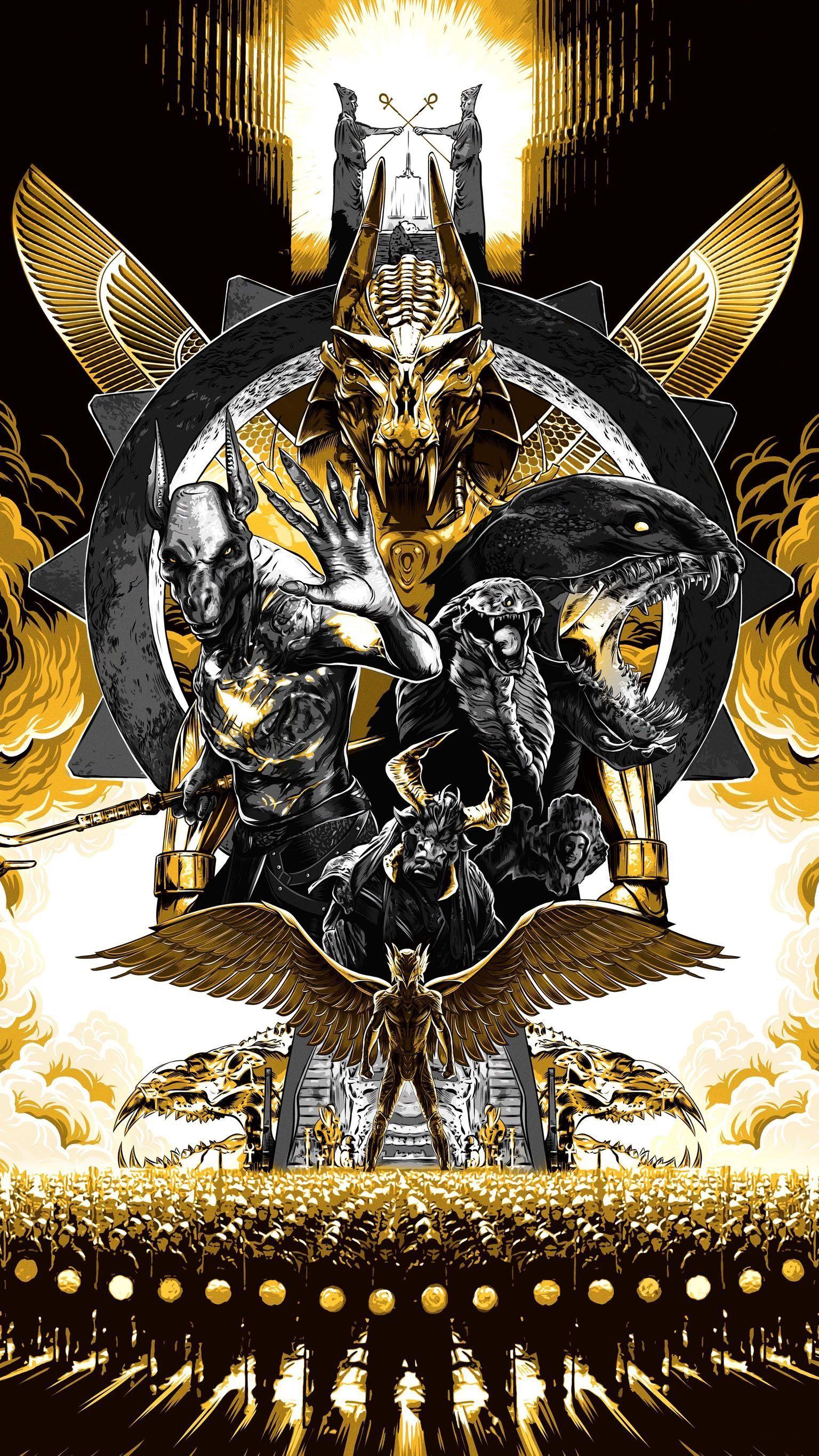 1536x2732 Gods of Egypt (2016) Phone Wallpaper. Posters in 2019