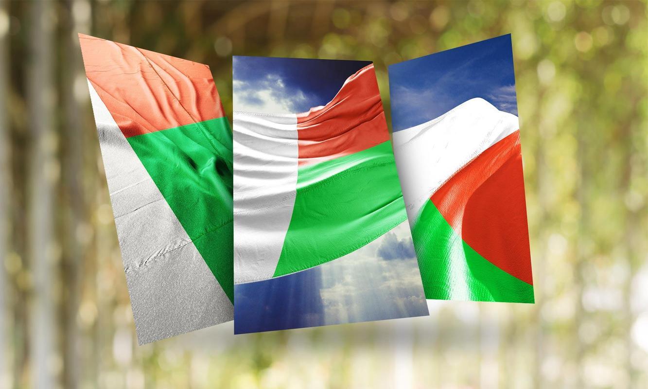 1333x800 Madagascar Flag Wallpaper