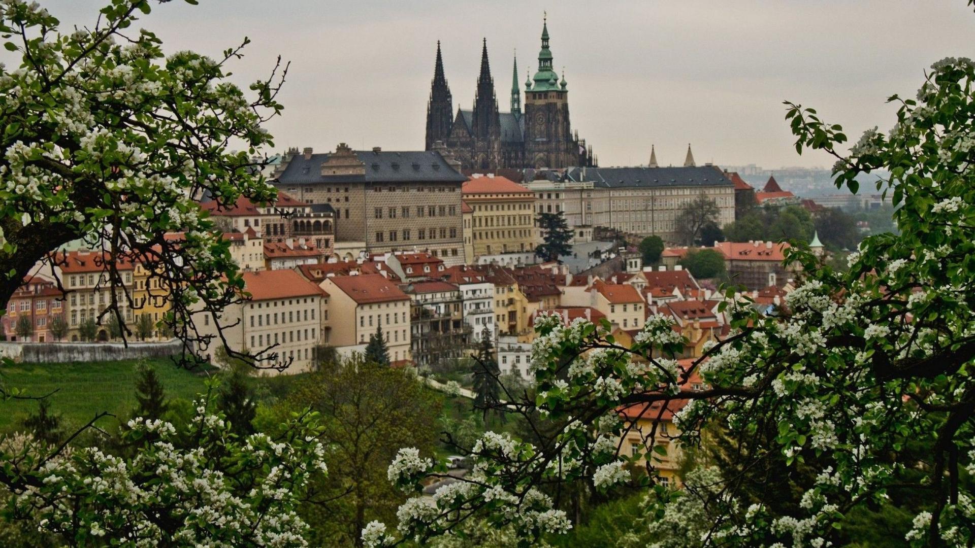 1920x1080 Buildings prague czech republic cities wallpaper