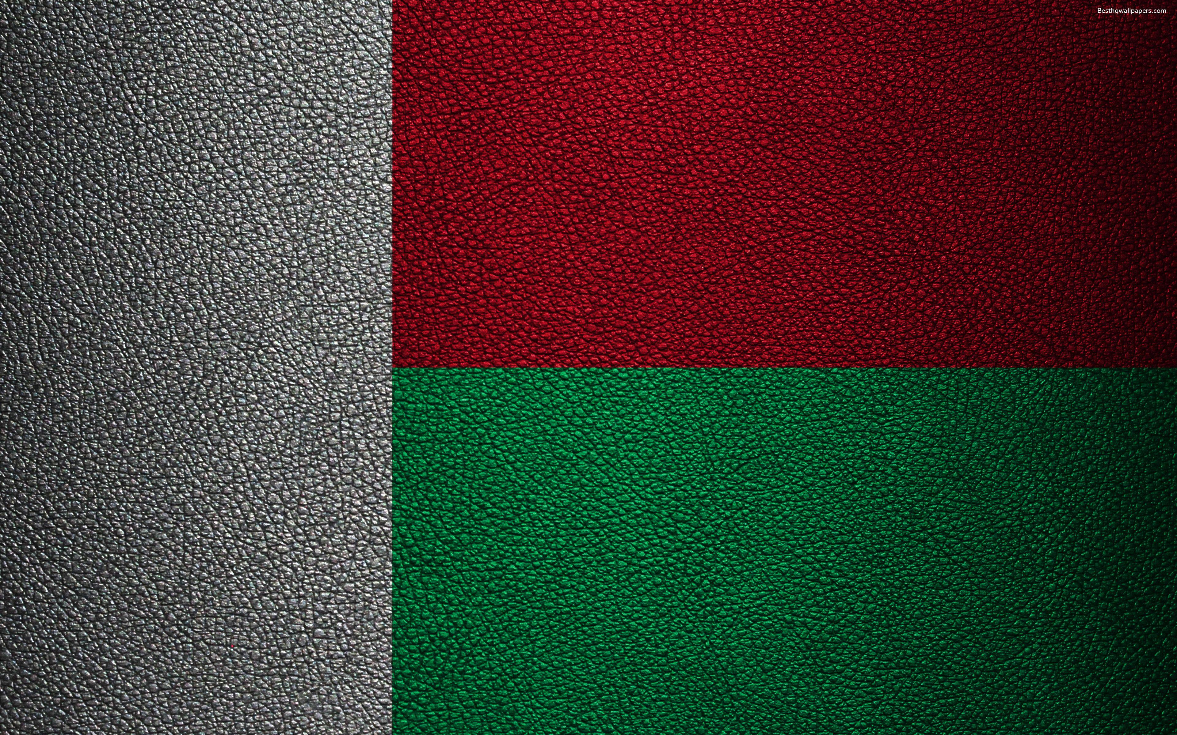 3840x2400 Madagascar Flag Wallpaper