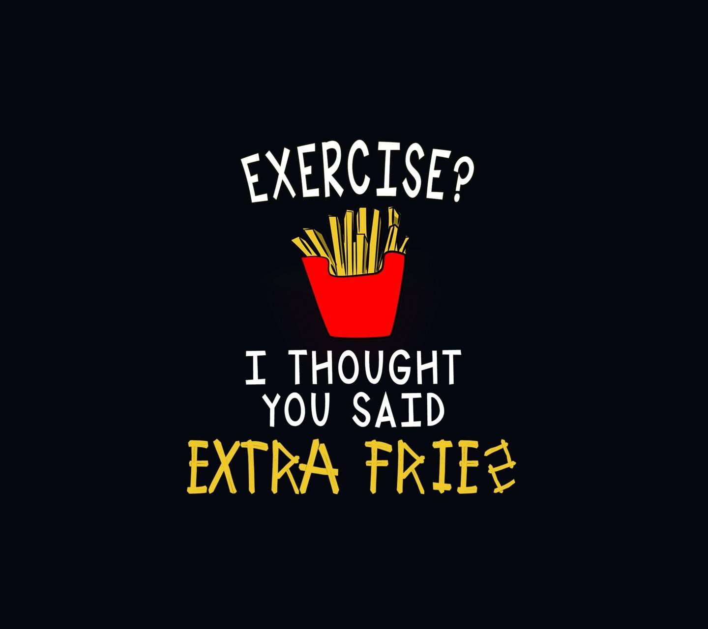 1440x1280 Love For Fries Wallpaper