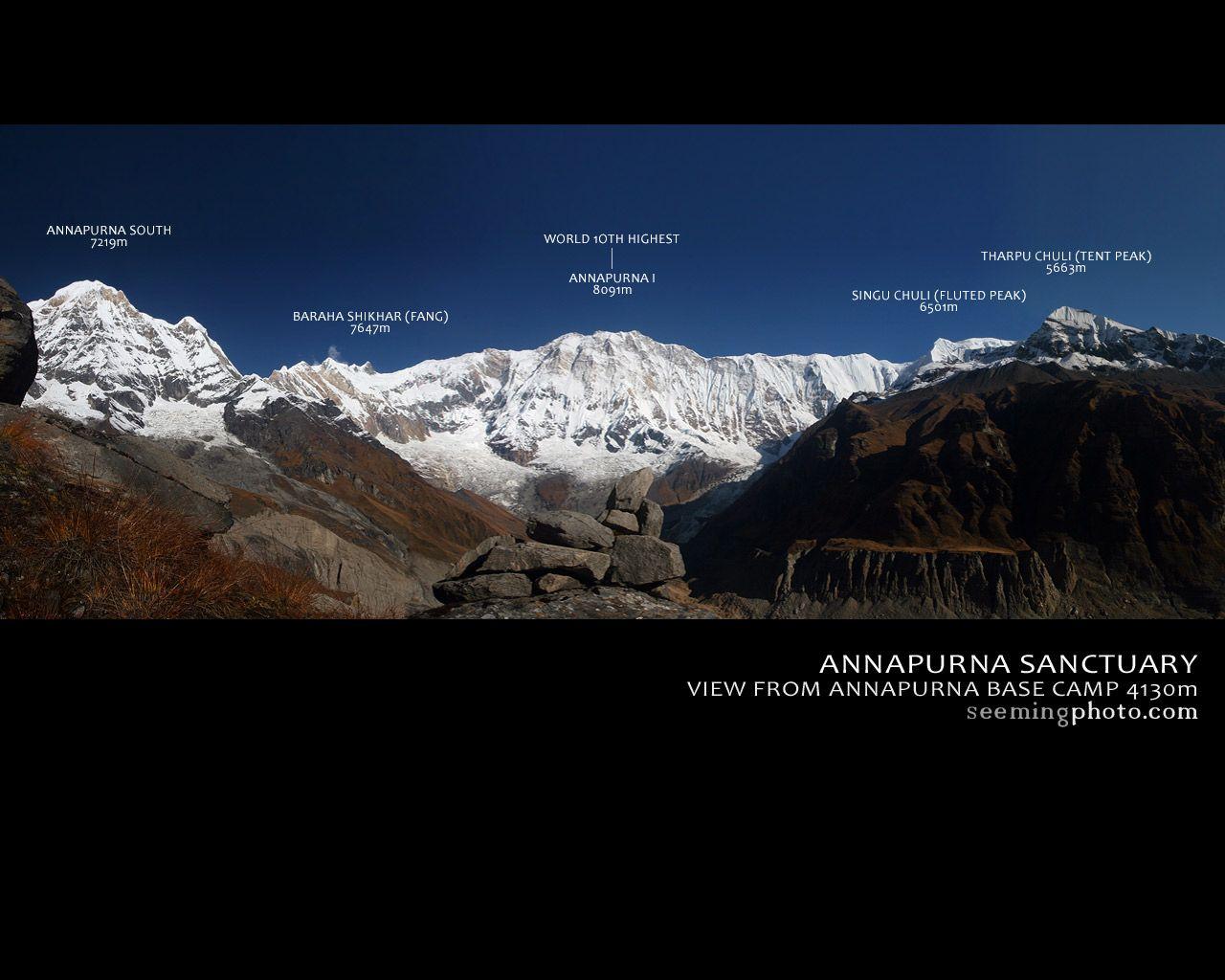 1280x1024 seemingphoto.com. the journey. nepal. annapurna base camp
