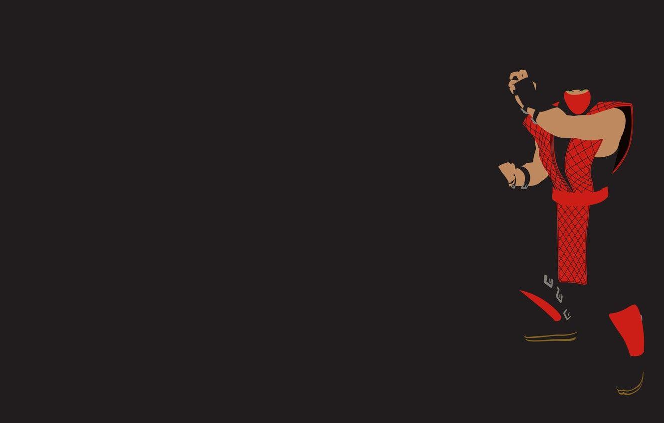 1332x850 Wallpaper red, Mortal Kombat, classic, ninja, Ermac image for desktop, section минимализм