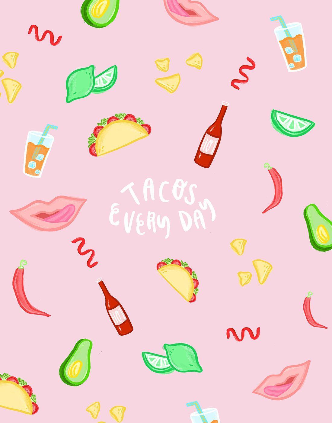 1100x1400 Taco Tuesday Is For Novices, Download Wallpaper