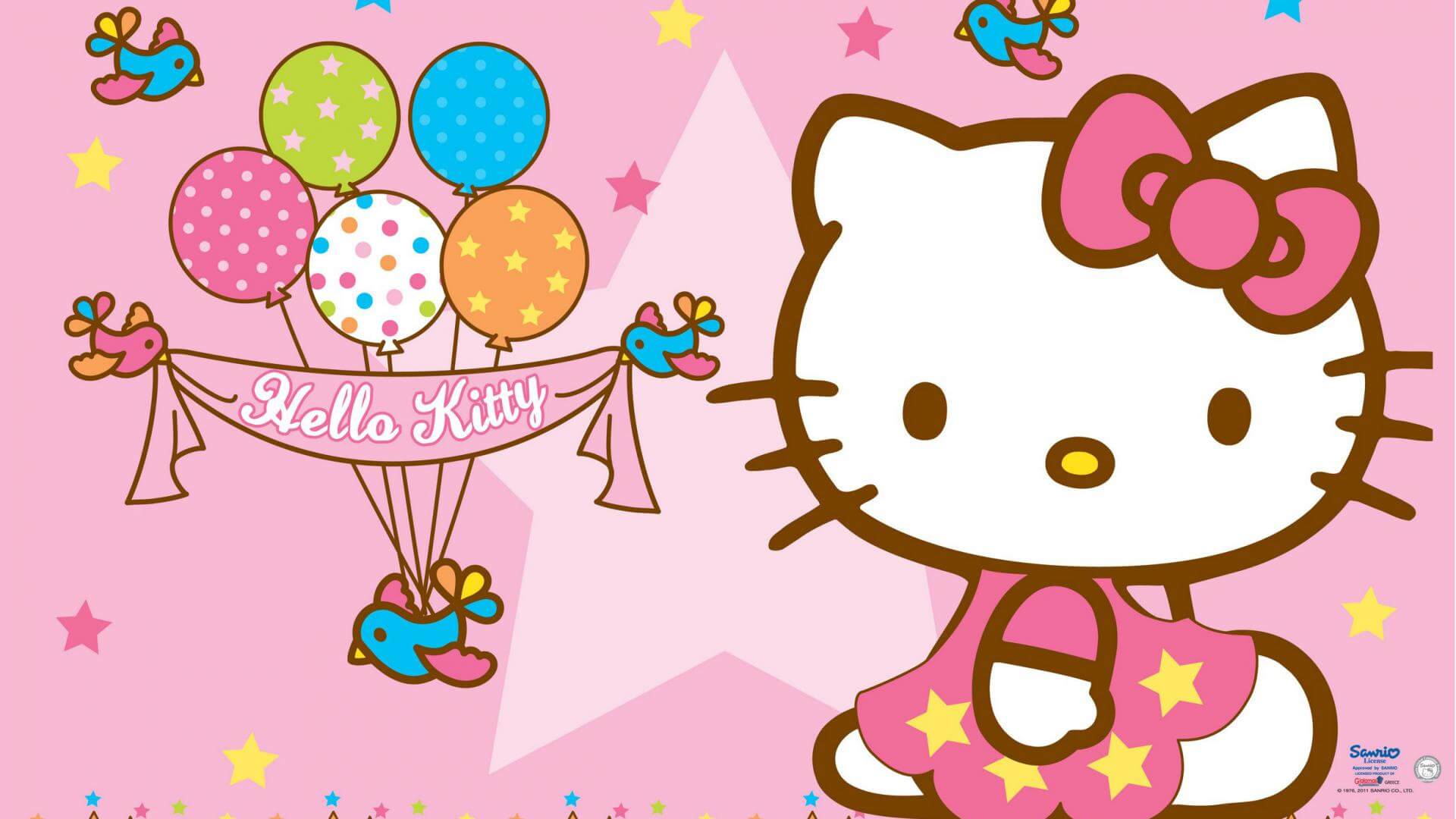 1920x1080 Hello Kitty Toy Wallpaper