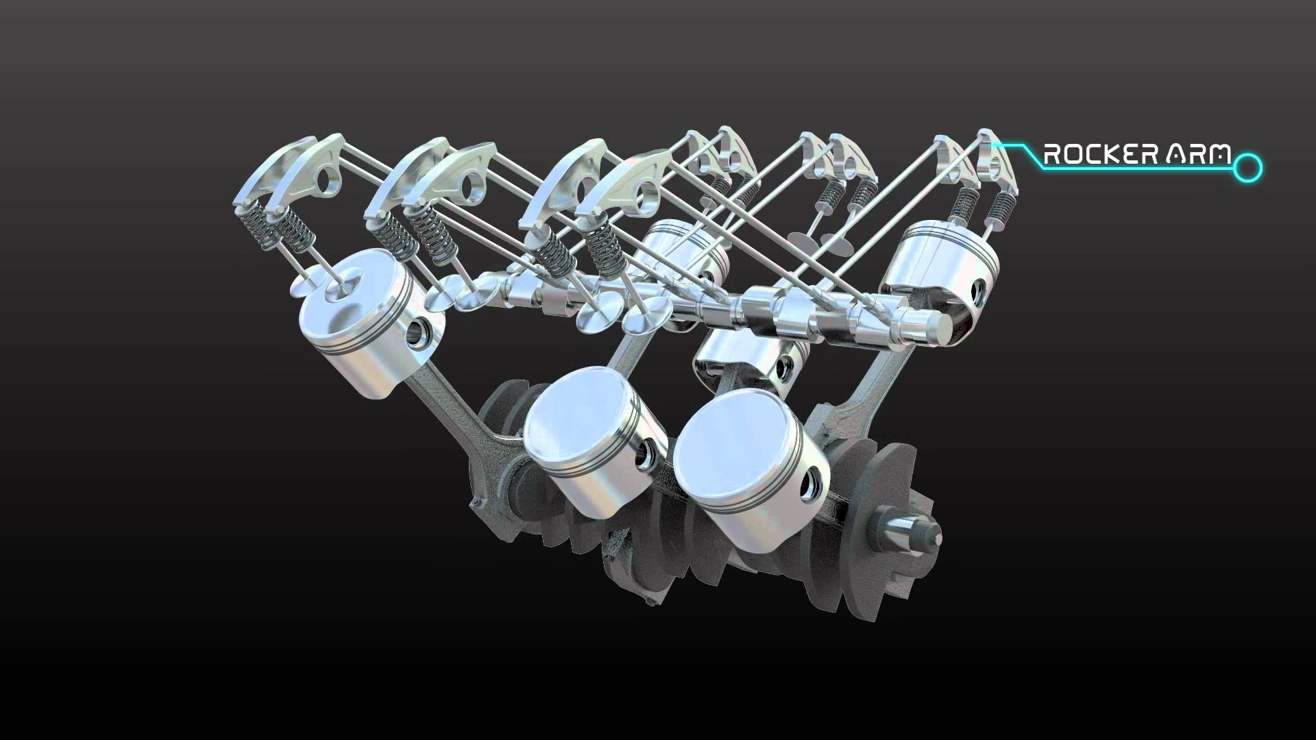 1920x1080 Parts that make up a car engine