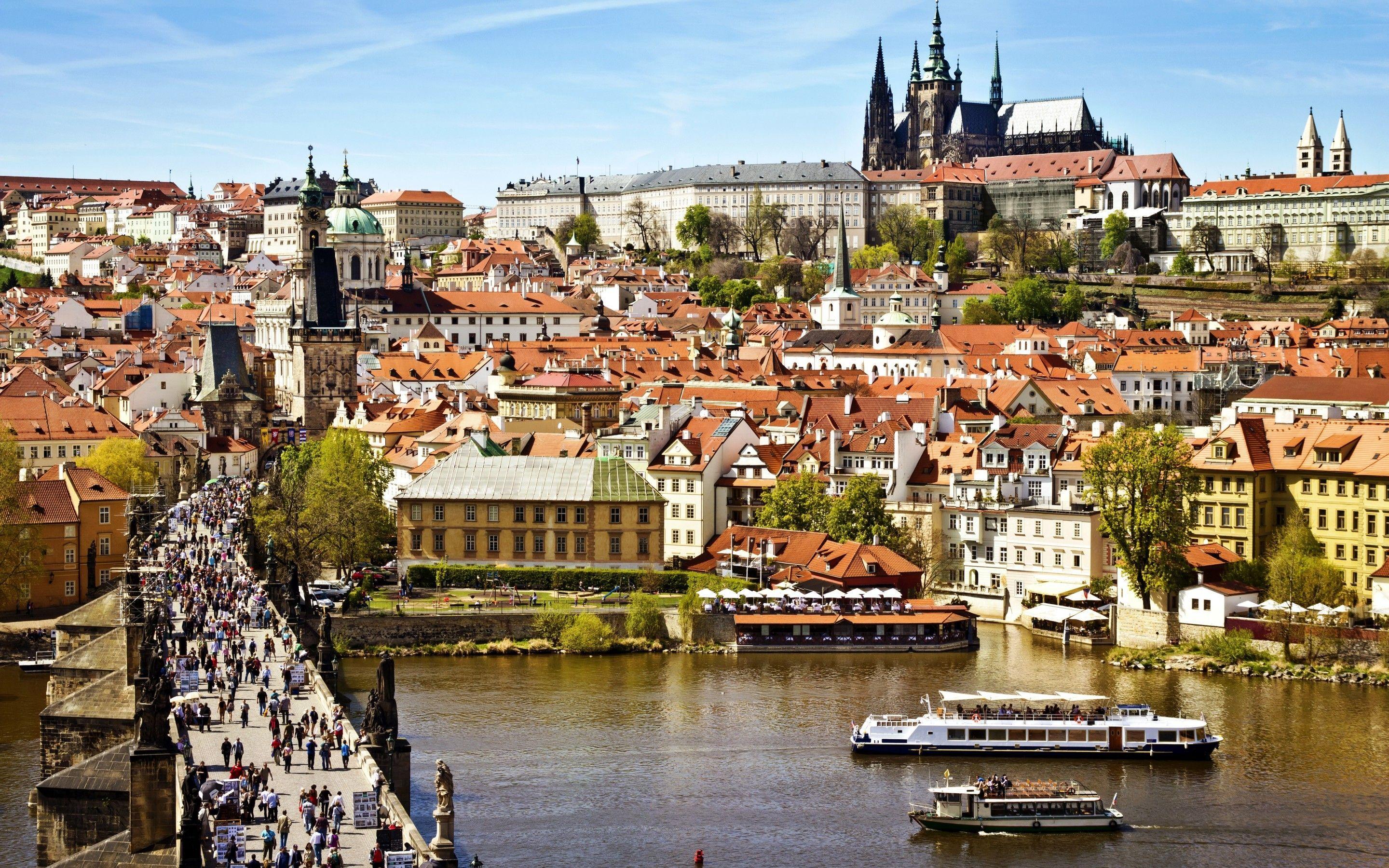 2880x1800 Charles Bridge Czech Republic Prague HD Wallpaper Download awesome
