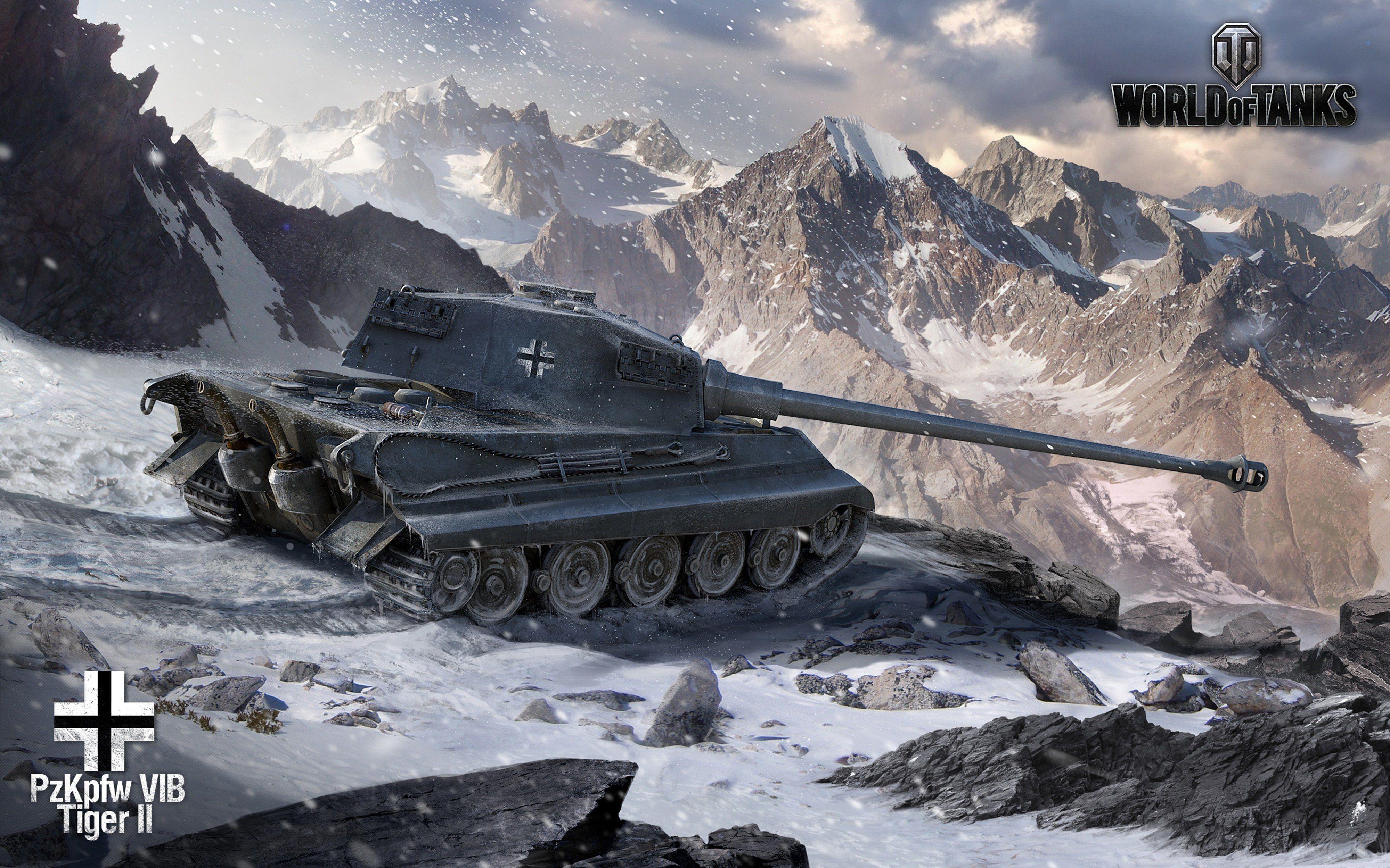 4000x2500 world of tanks, King tiger, Wwii, Game, 4000x2500 Wallpaper
