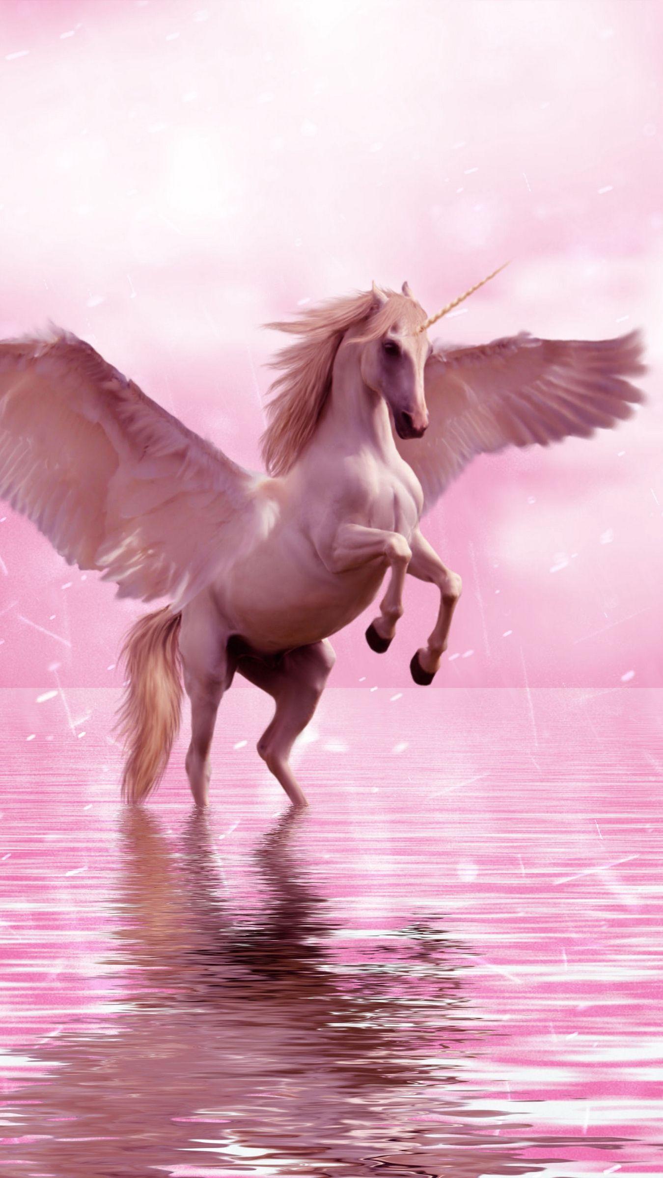1350x2400 Download wallpaper 1350x2400 unicorn, wings, horse, fantasy