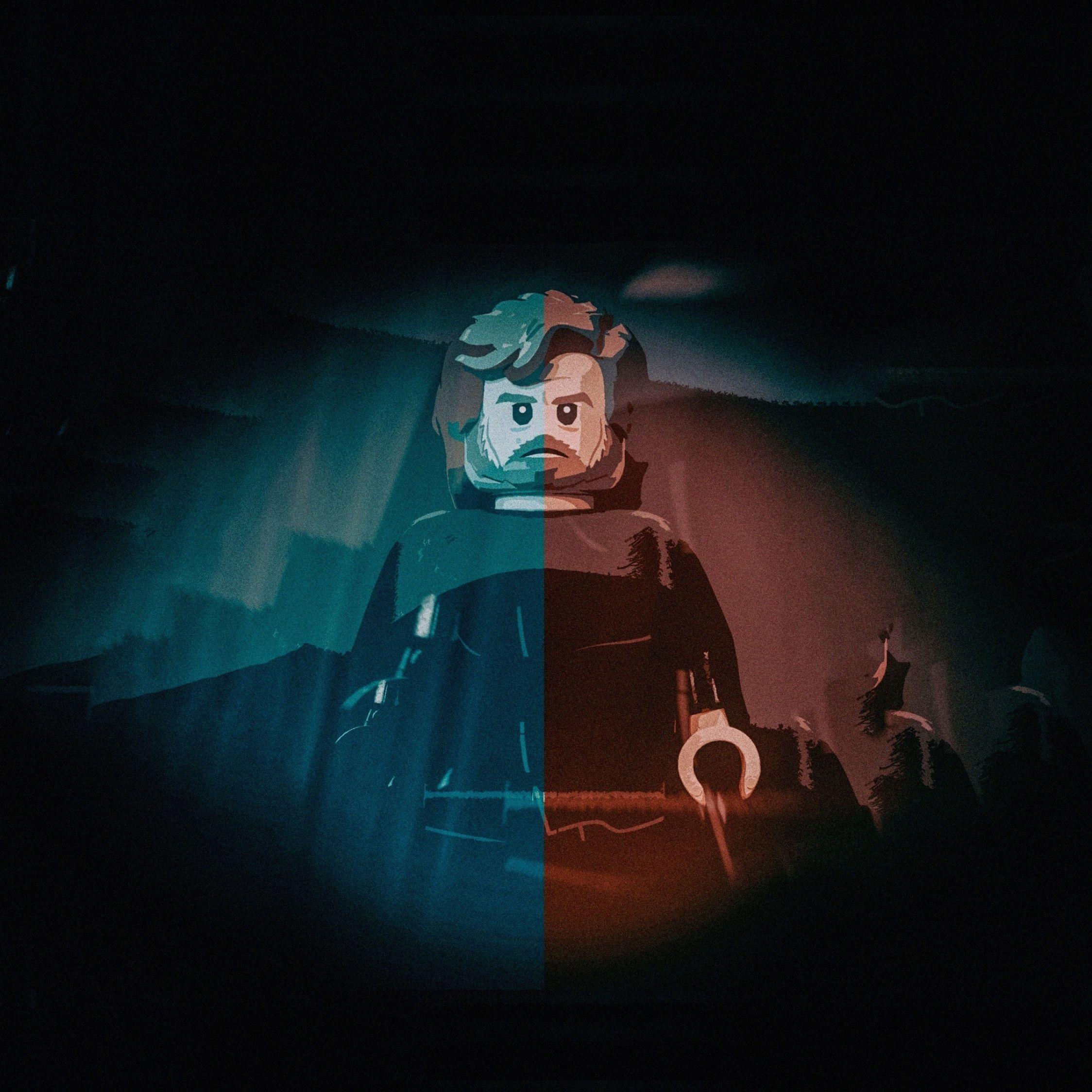 2248x2248 Download 2248x2248 wallpaper lego, luke skywalker, video