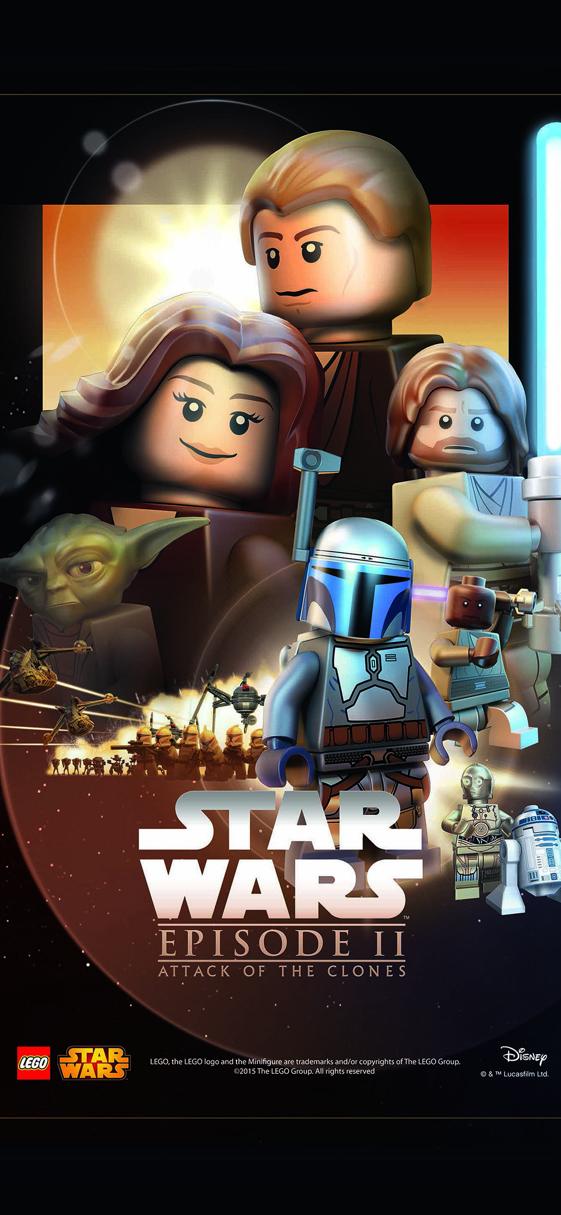 1125x2436 iPhone 8 wallpaper. starwars lego