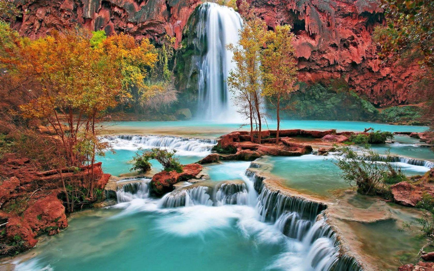 Fall Waterfall Wallpapers - Top Free