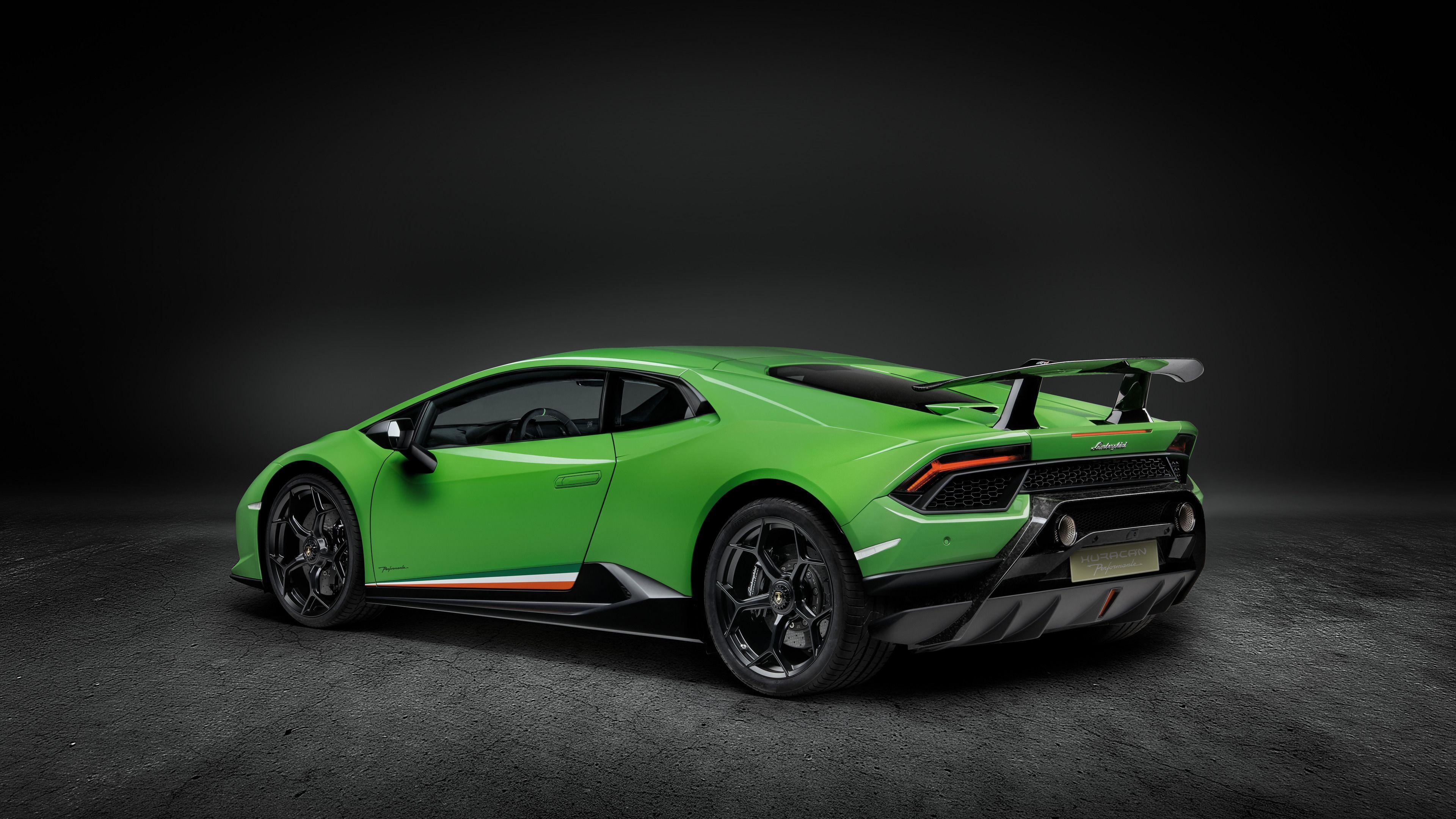3840x2160 Lamborghini Huracan Performante 2019 Rear lamborghini