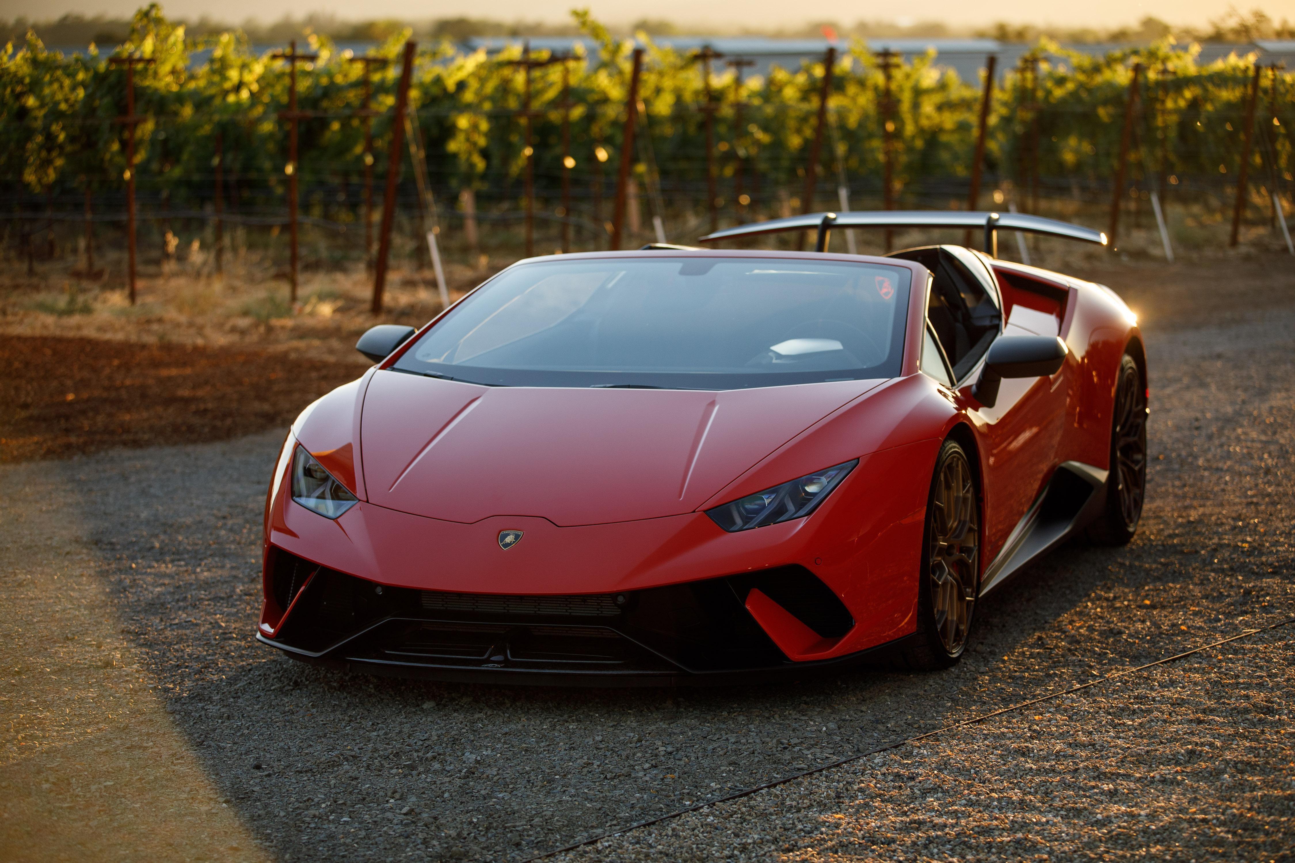 4500x3000 Lamborghini Huracan Performante Spyder Photo 4k Wallpaper