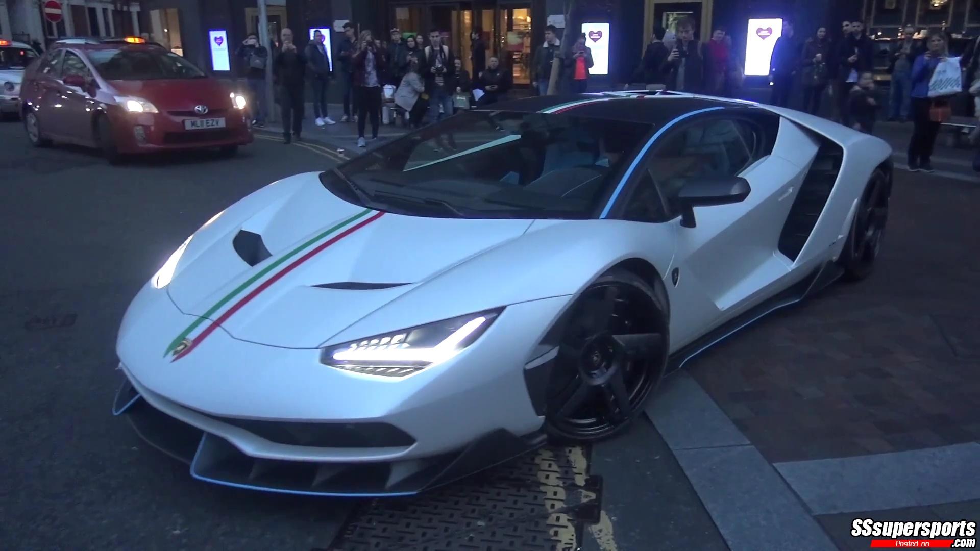 Lamborghini Centenario белая