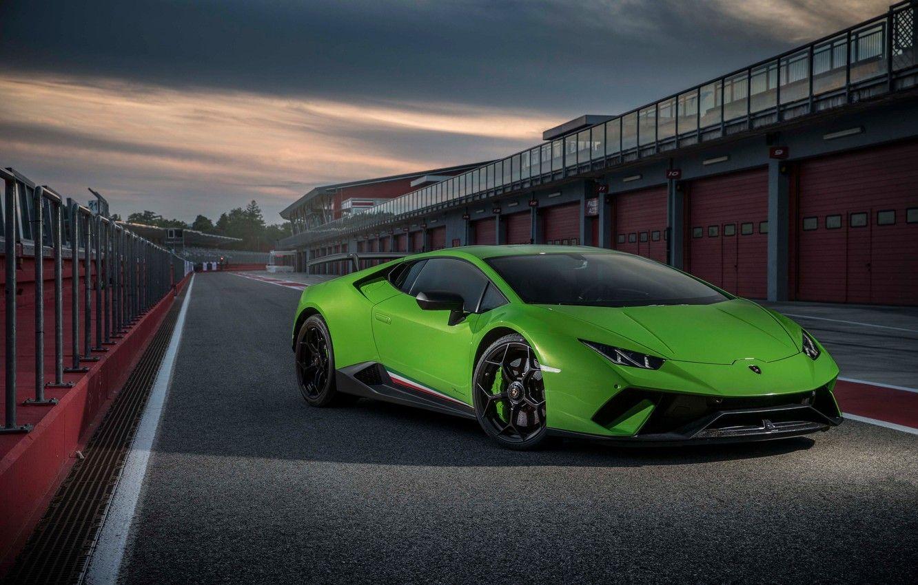 1332x850 Wallpaper green, Lamborghini, Huracan, Huracan Performante