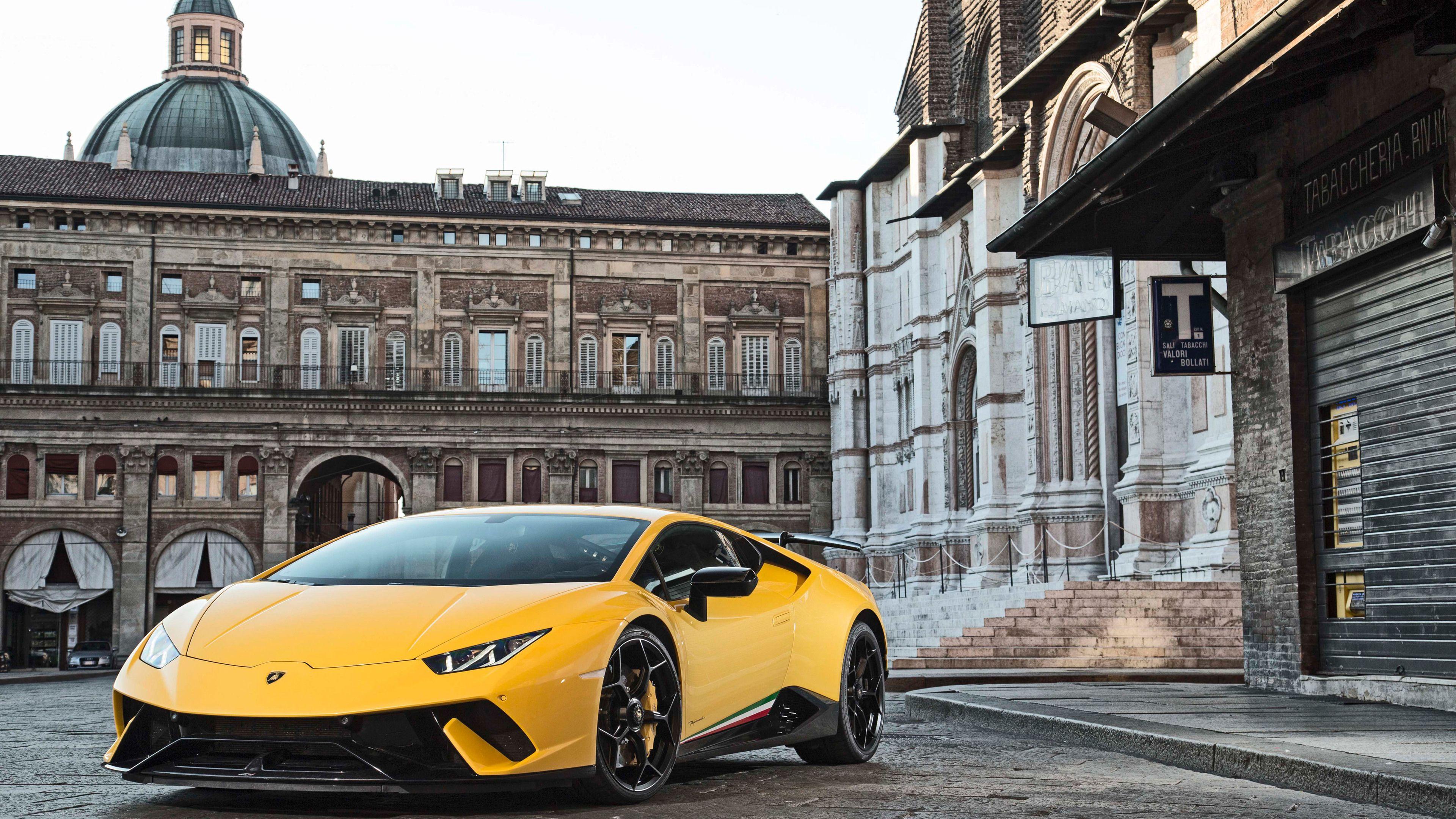 3840x2160 Wallpaper 4k Lamborghini Huracan Performante New 2018 cars
