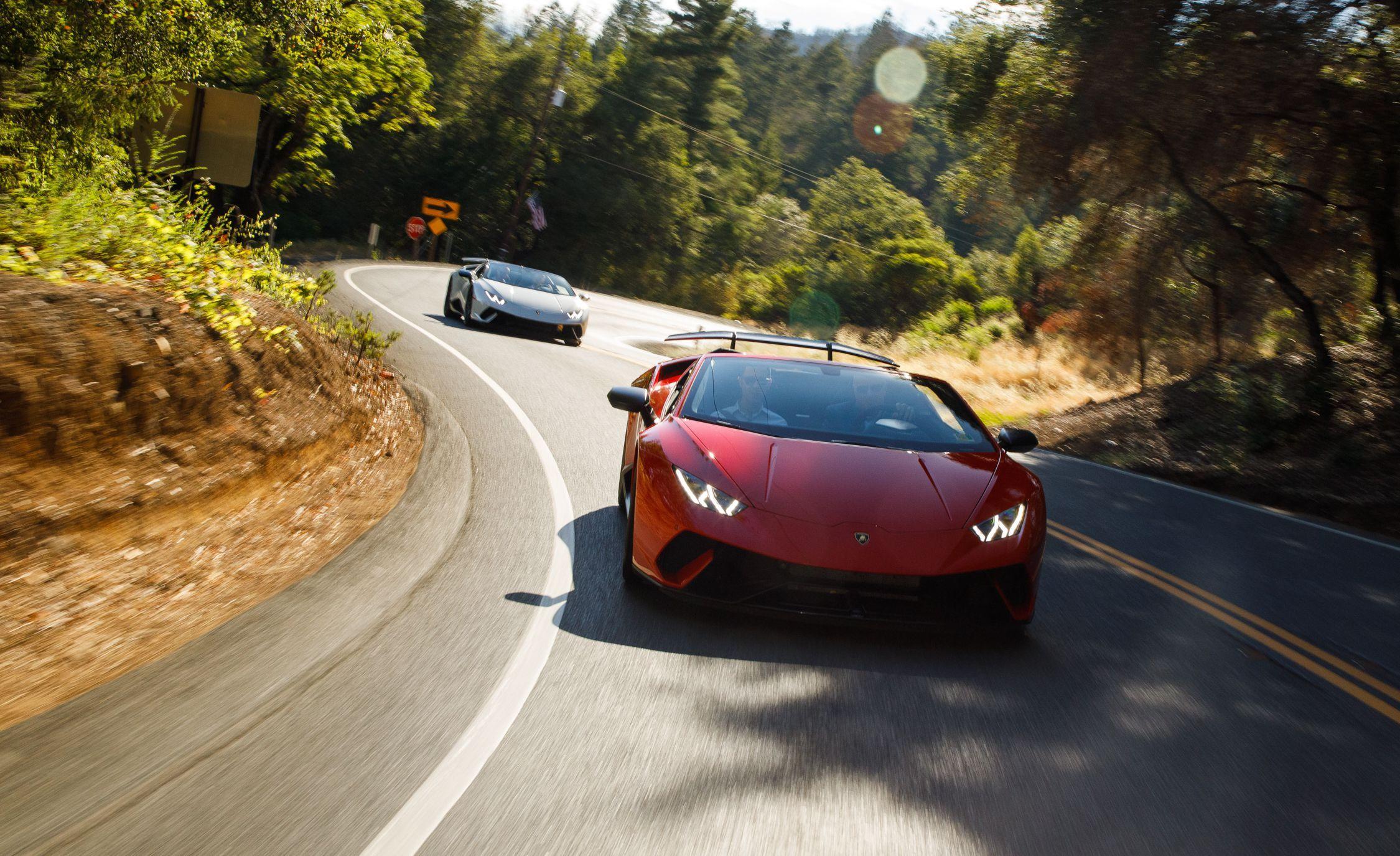 2250x1375 Lamborghini Huracán Performante Spyder Front Wallpaper