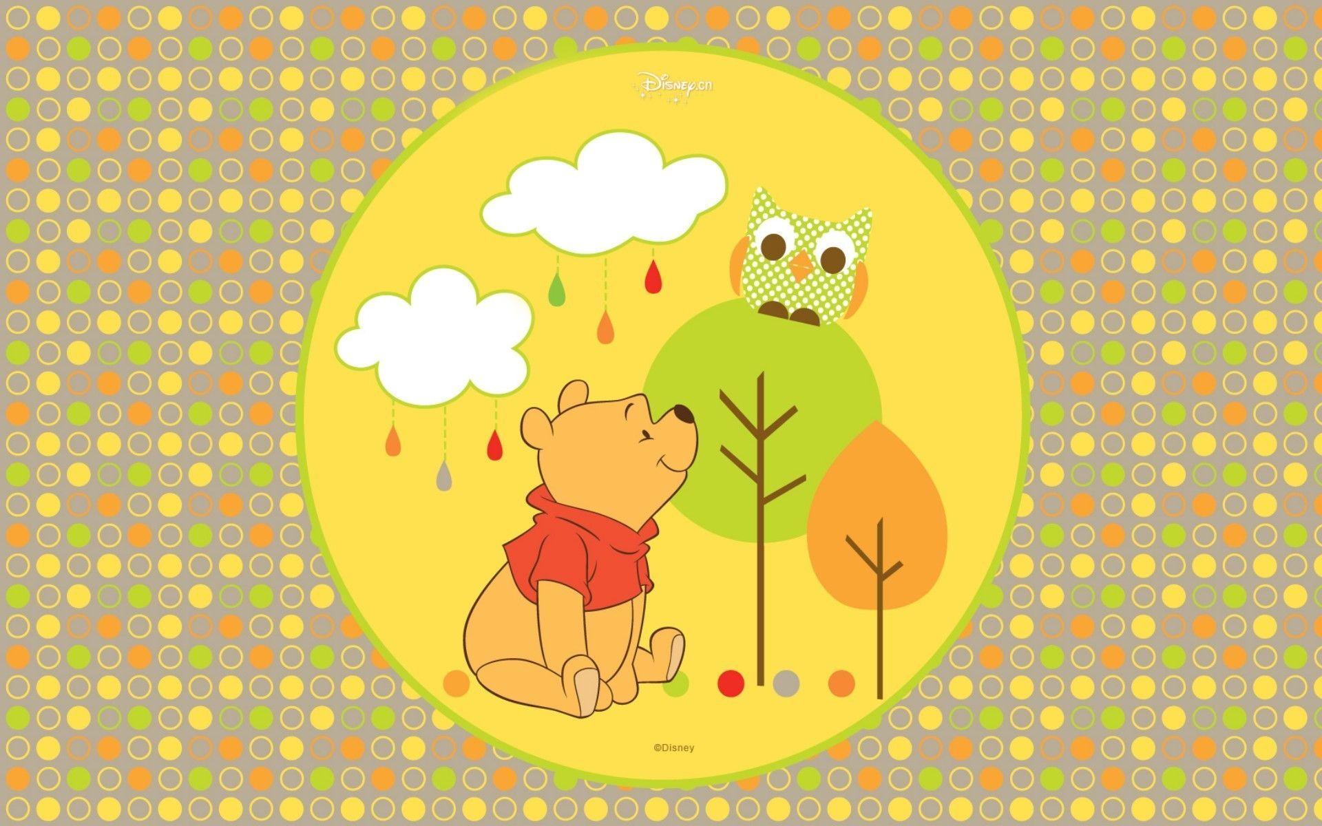 1920x1200 Winnie the Pooh Fall Wallpaper