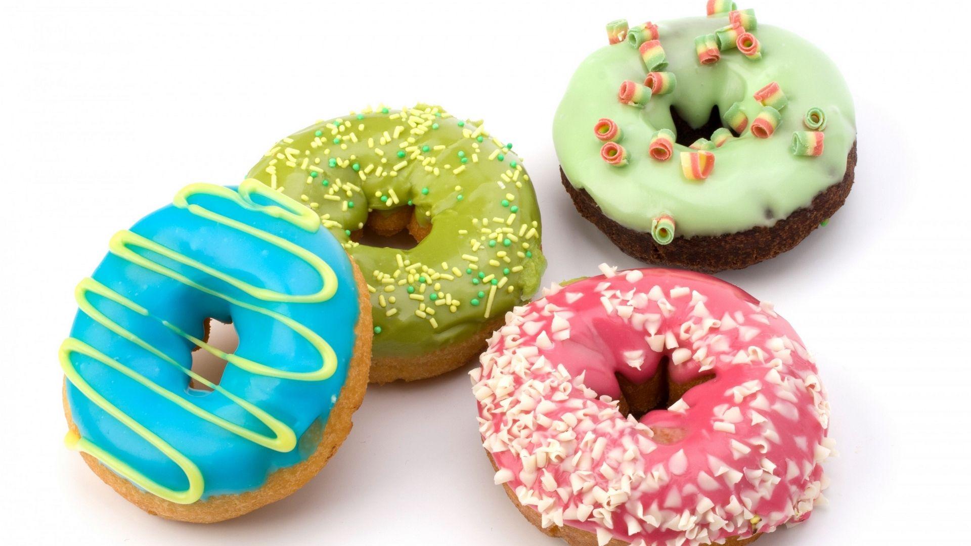 1920x1080 Donuts Pastries Chocolate Icing Wallpaper