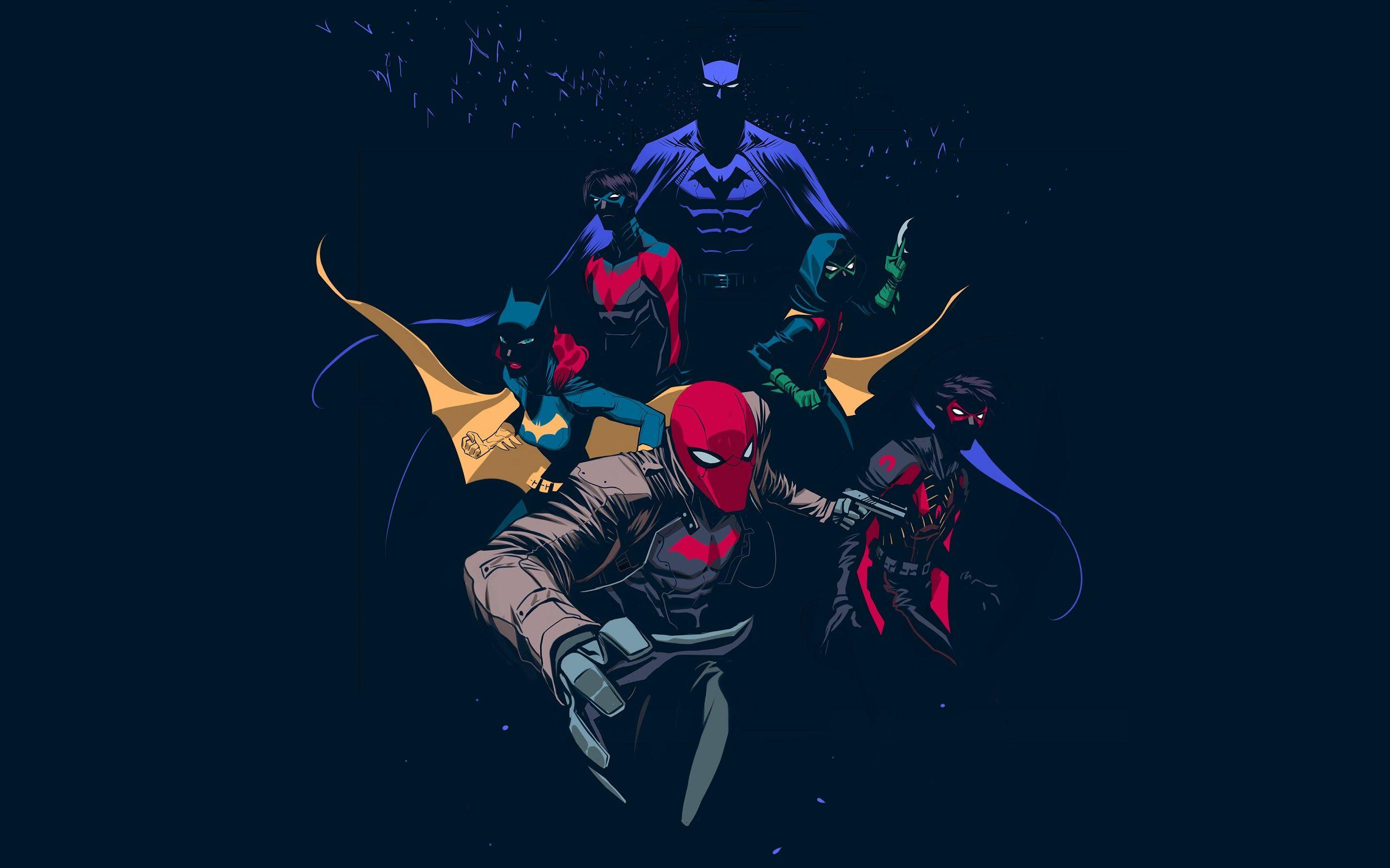 2560x1600 Batman Family 4K Wallpaper