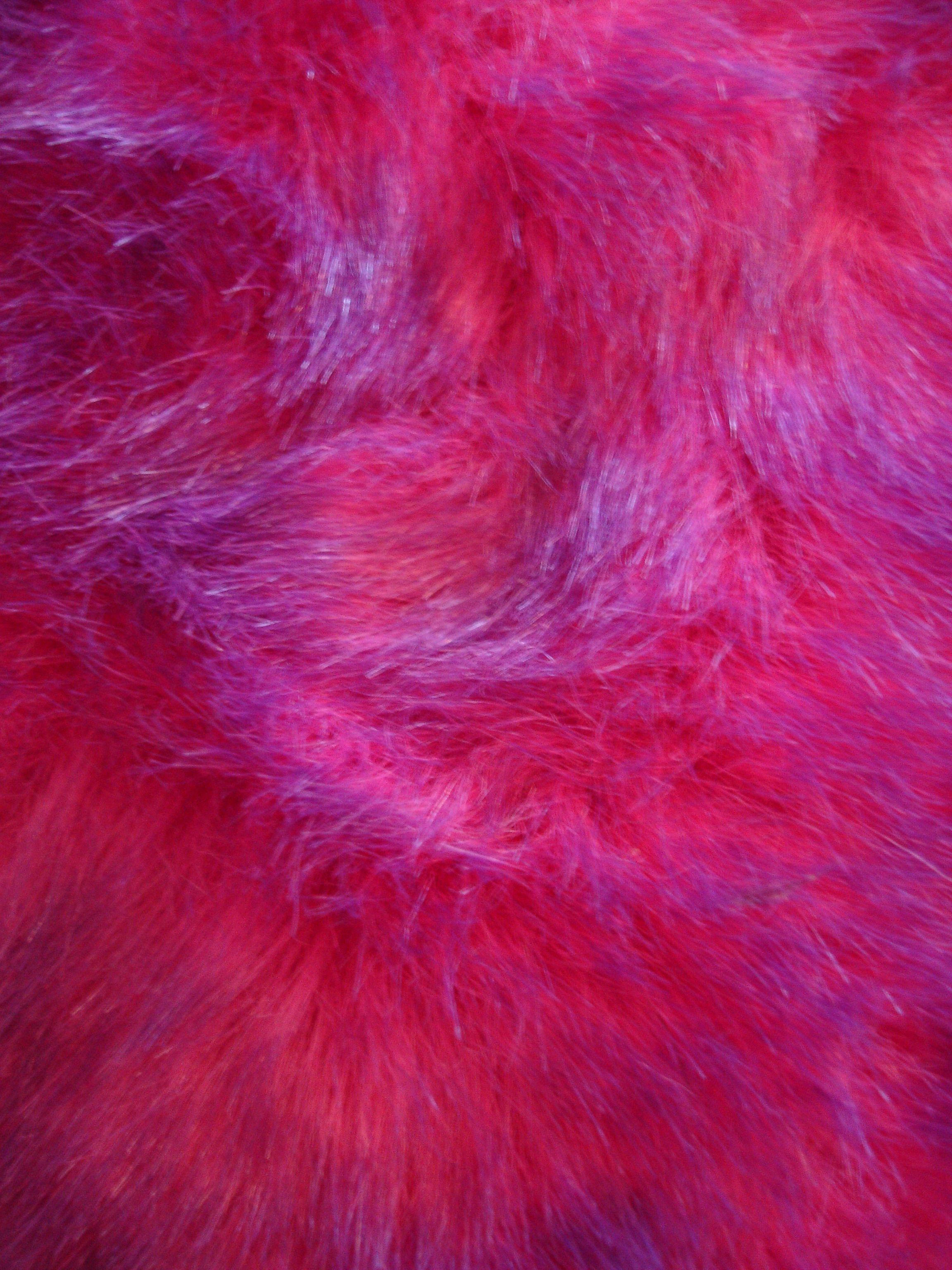 Sheep fur Natural color sheepskin  Pink fur wallpaper Fur textures Fur
