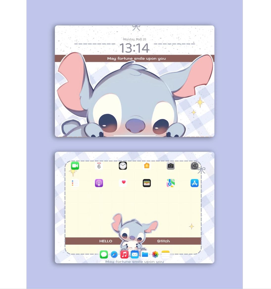 1096x1168 Stitch Wallpaper for iPad