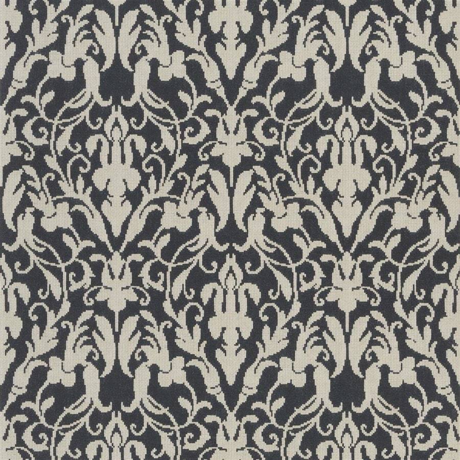 900x900 RALPH LAUREN HOME WALLPAPER SPEAKEASY DAMASK, BLACK